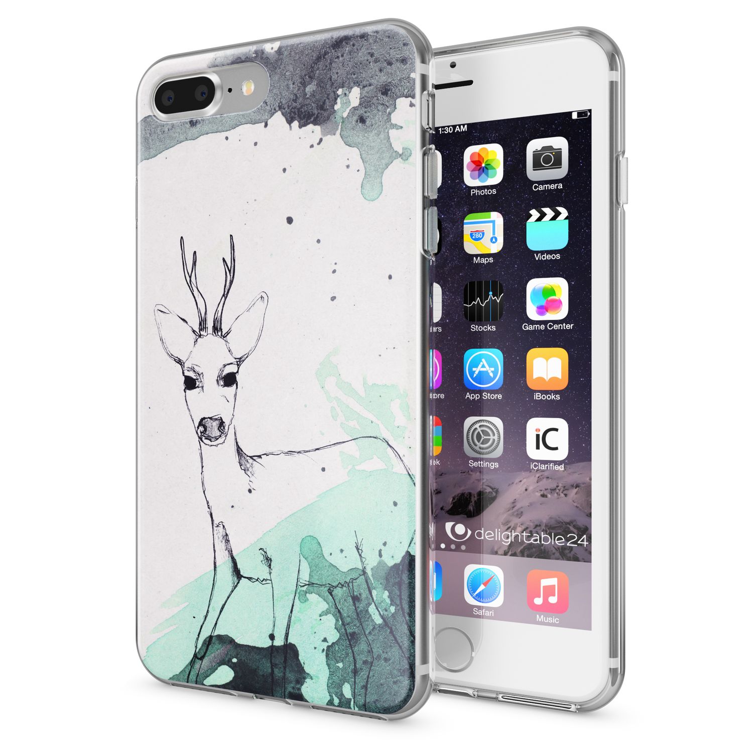 Handyhülle TPU Silikon durchsichtig für iPhone 8 Plus / 7 Plus | NALIA Berlin