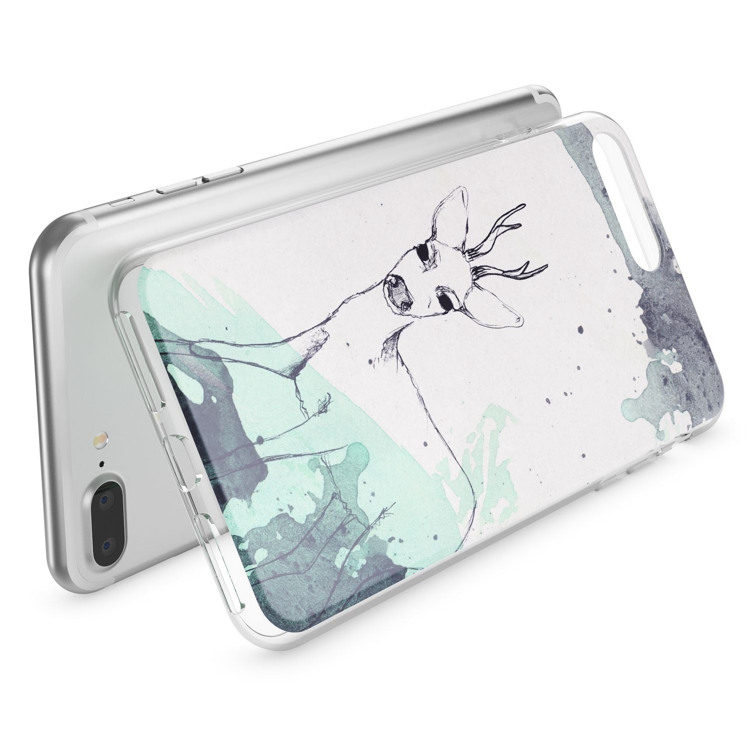Handyhülle TPU Silikon durchsichtig für iPhone 8 Plus / 7 Plus | NALIA Berlin