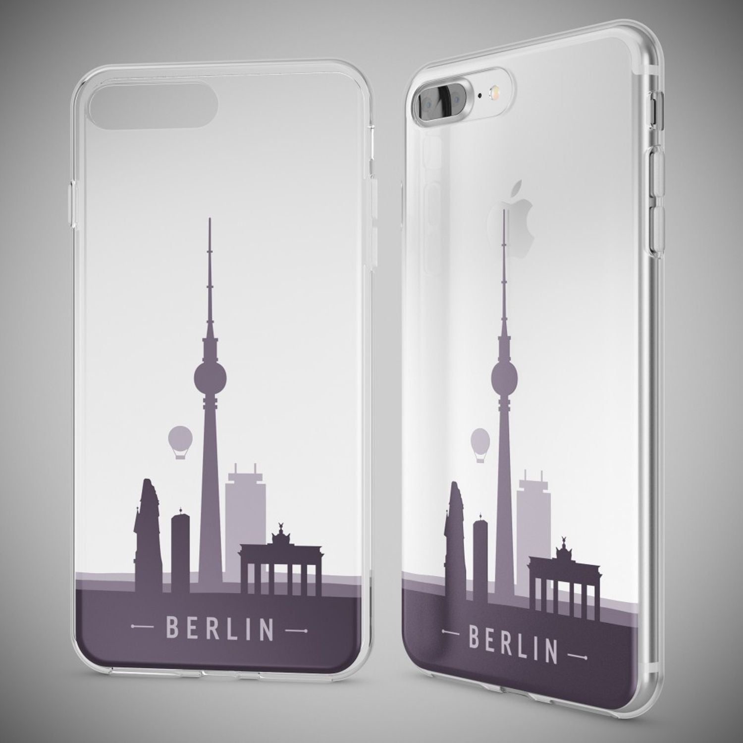 Handyhülle TPU Silikon durchsichtig für iPhone 8 Plus / 7 Plus | NALIA Berlin