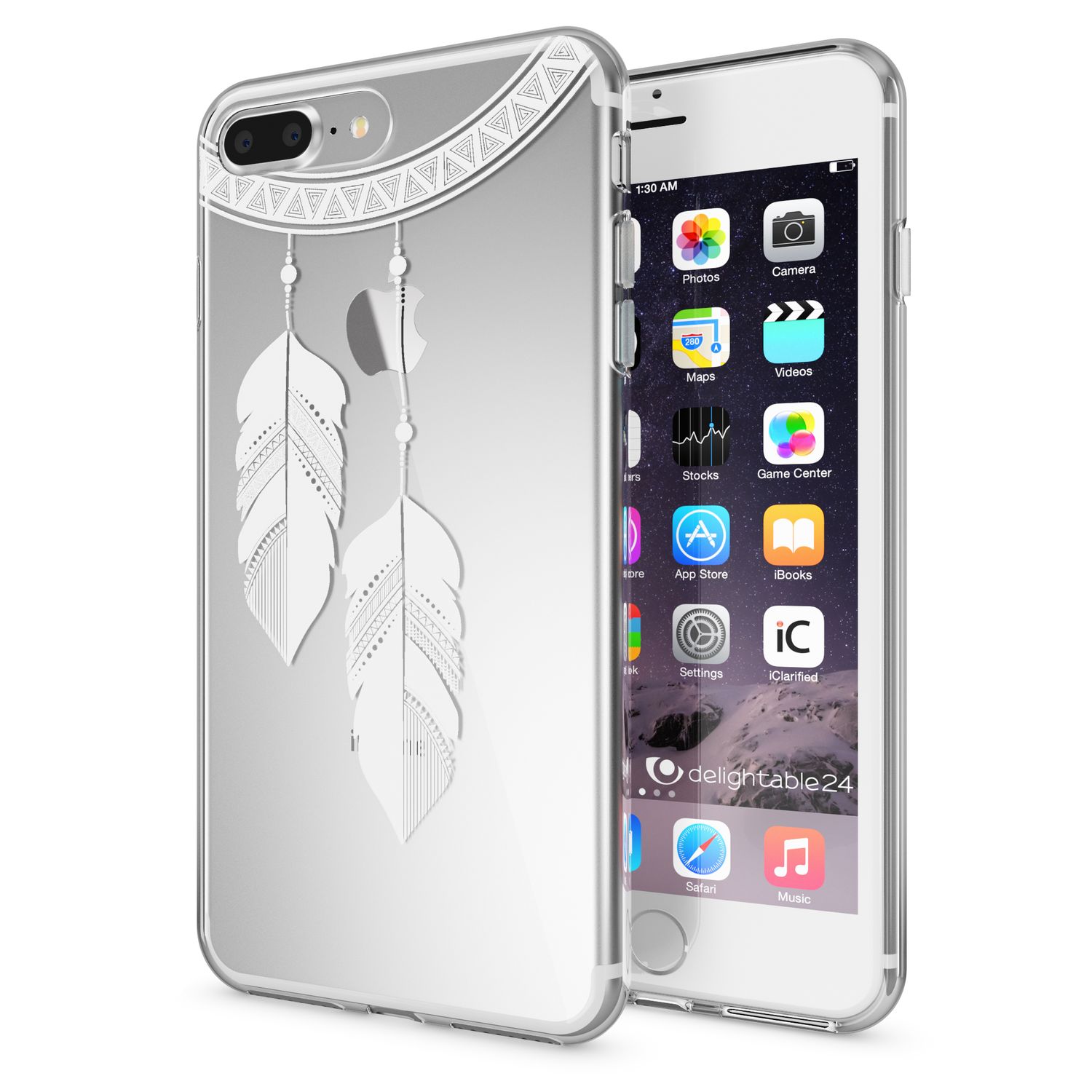 Handyhülle TPU Silikon durchsichtig für iPhone 8 Plus / 7 Plus | NALIA Berlin