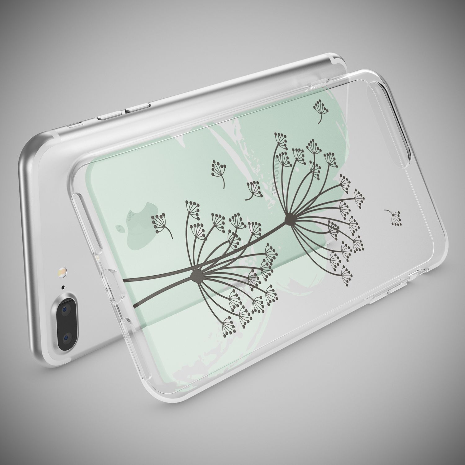 Handyhülle TPU Silikon durchsichtig für iPhone 8 Plus / 7 Plus | NALIA Berlin