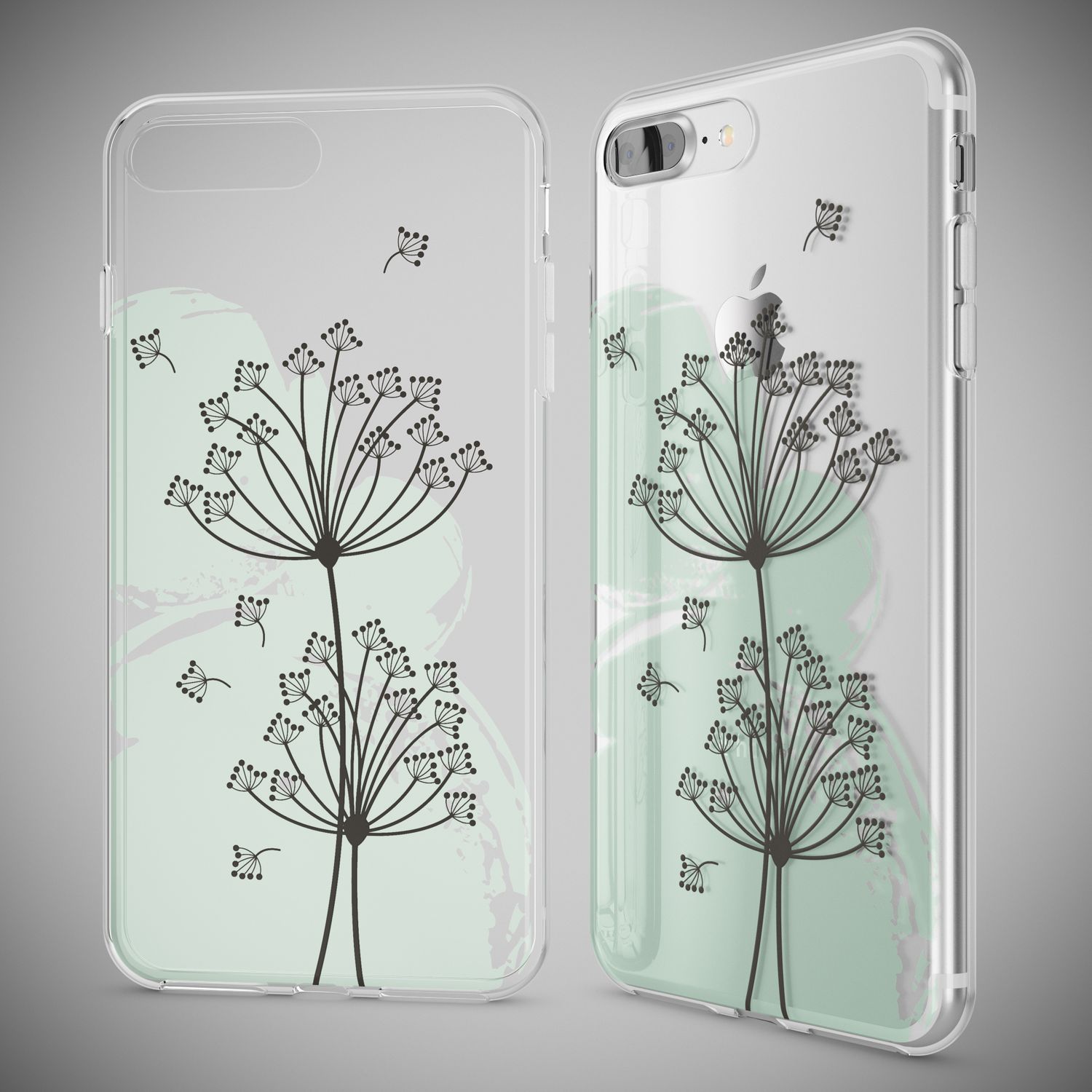 Handyhülle TPU Silikon durchsichtig für iPhone 8 Plus / 7 Plus | NALIA Berlin