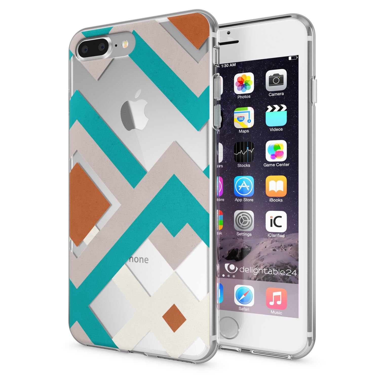 Handyhülle TPU Silikon durchsichtig für iPhone 8 Plus / 7 Plus | NALIA Berlin