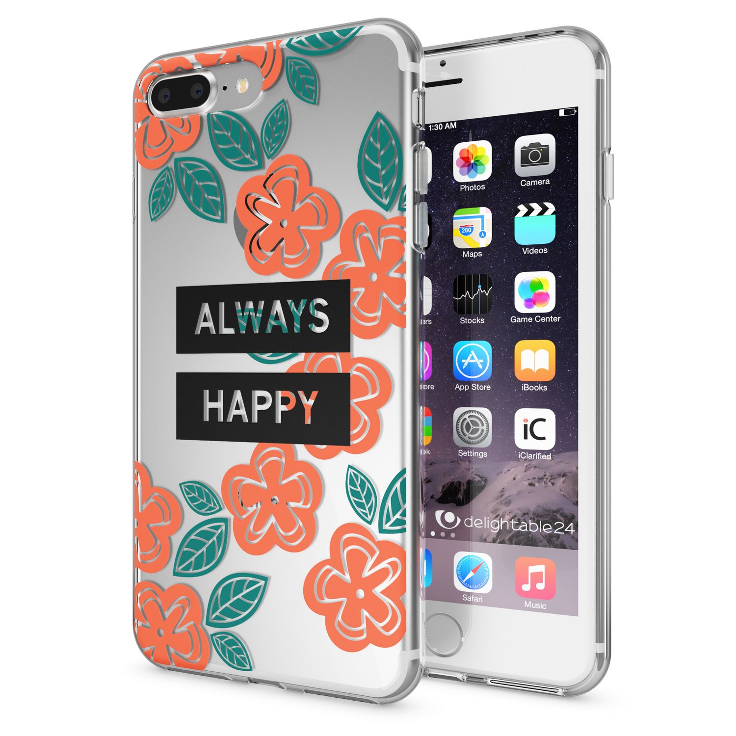 Handyhülle TPU Silikon durchsichtig für iPhone 8 Plus / 7 Plus | NALIA Berlin