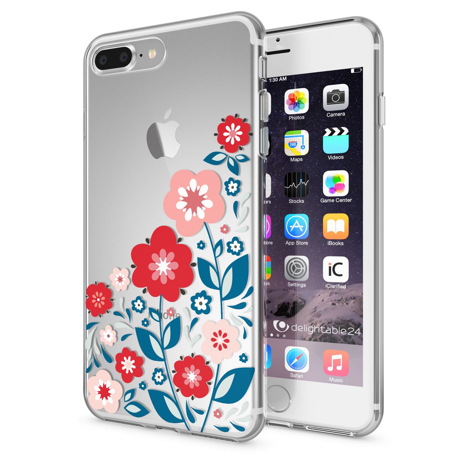 Handyhülle TPU Silikon durchsichtig für iPhone 8 Plus / 7 Plus | NALIA Berlin