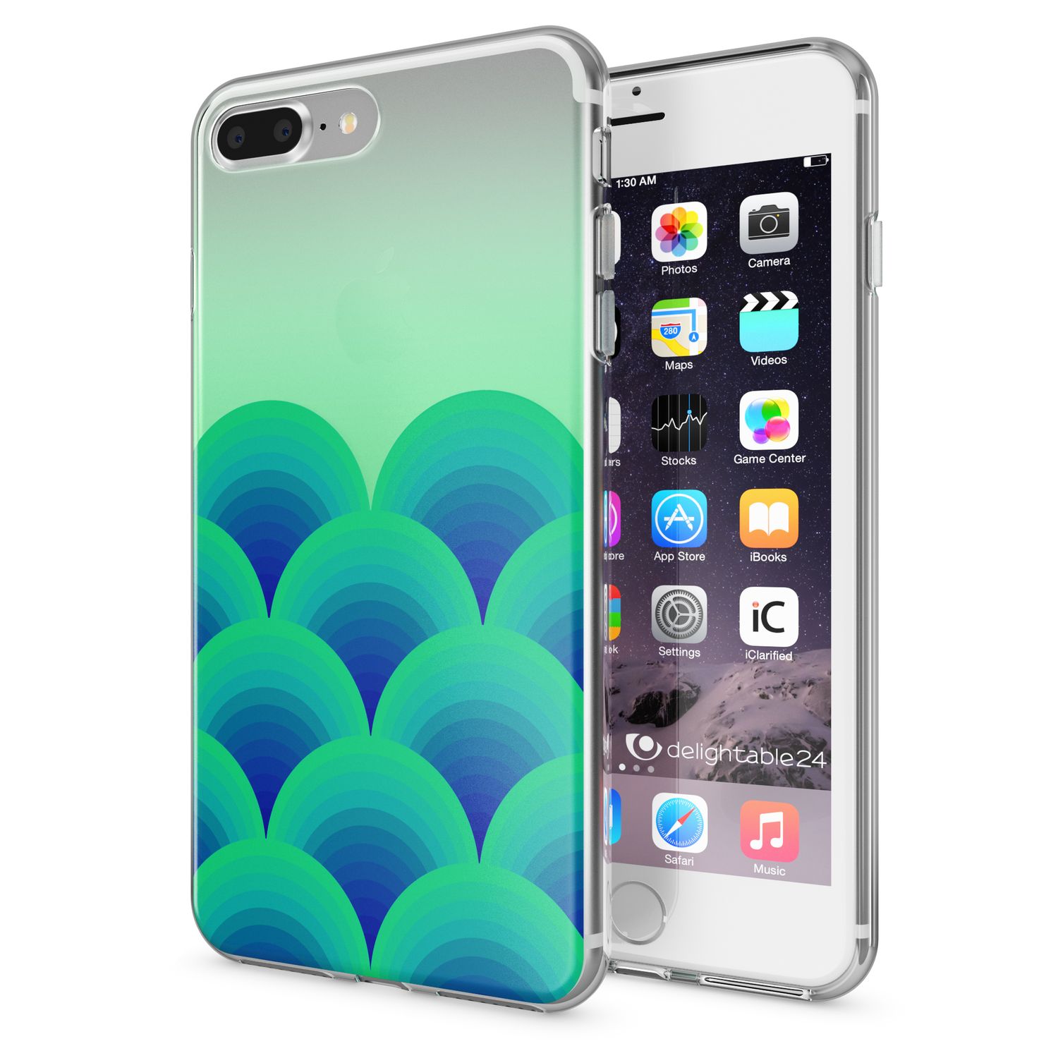Handyhülle TPU Silikon durchsichtig für iPhone 8 Plus / 7 Plus | NALIA Berlin