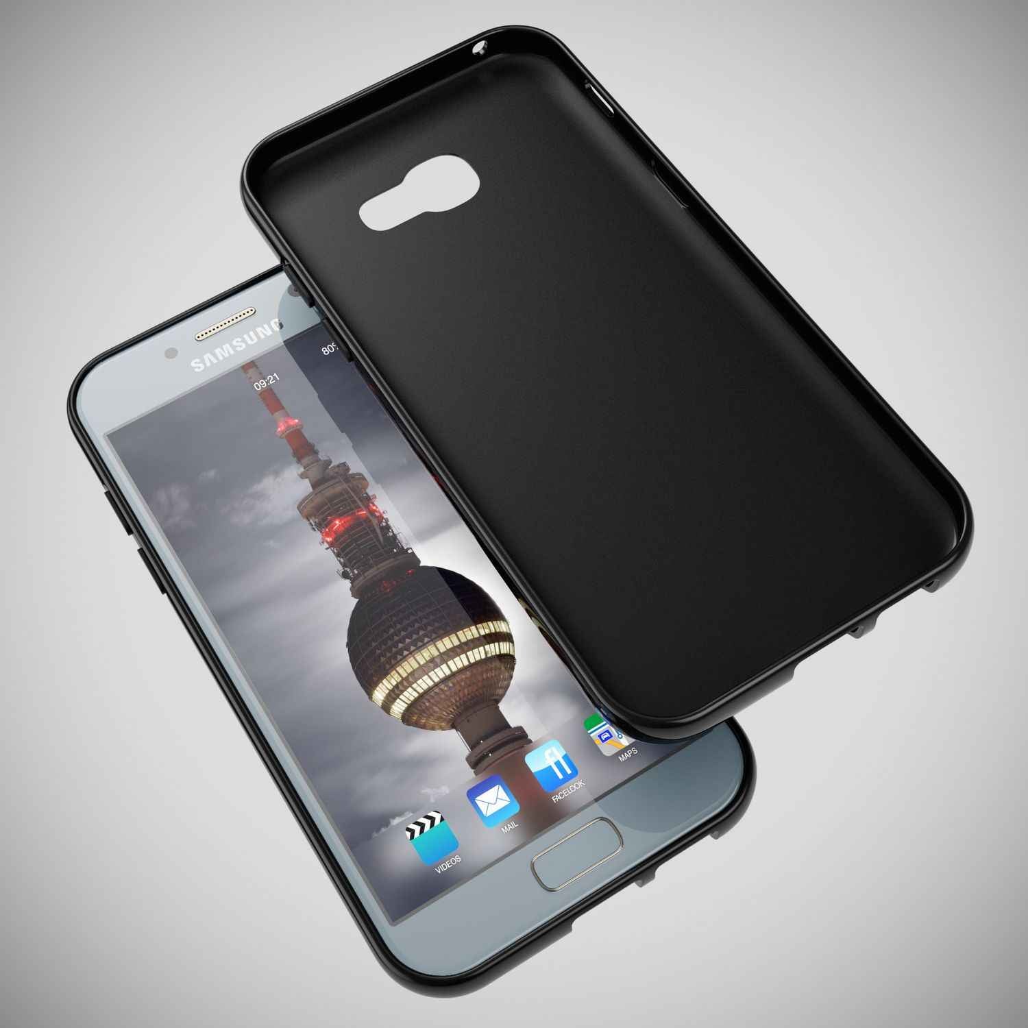Samsung Galaxy A5 2017 Handy Hülle von NALIA, Silikon Case Dünnes Schutz Cover