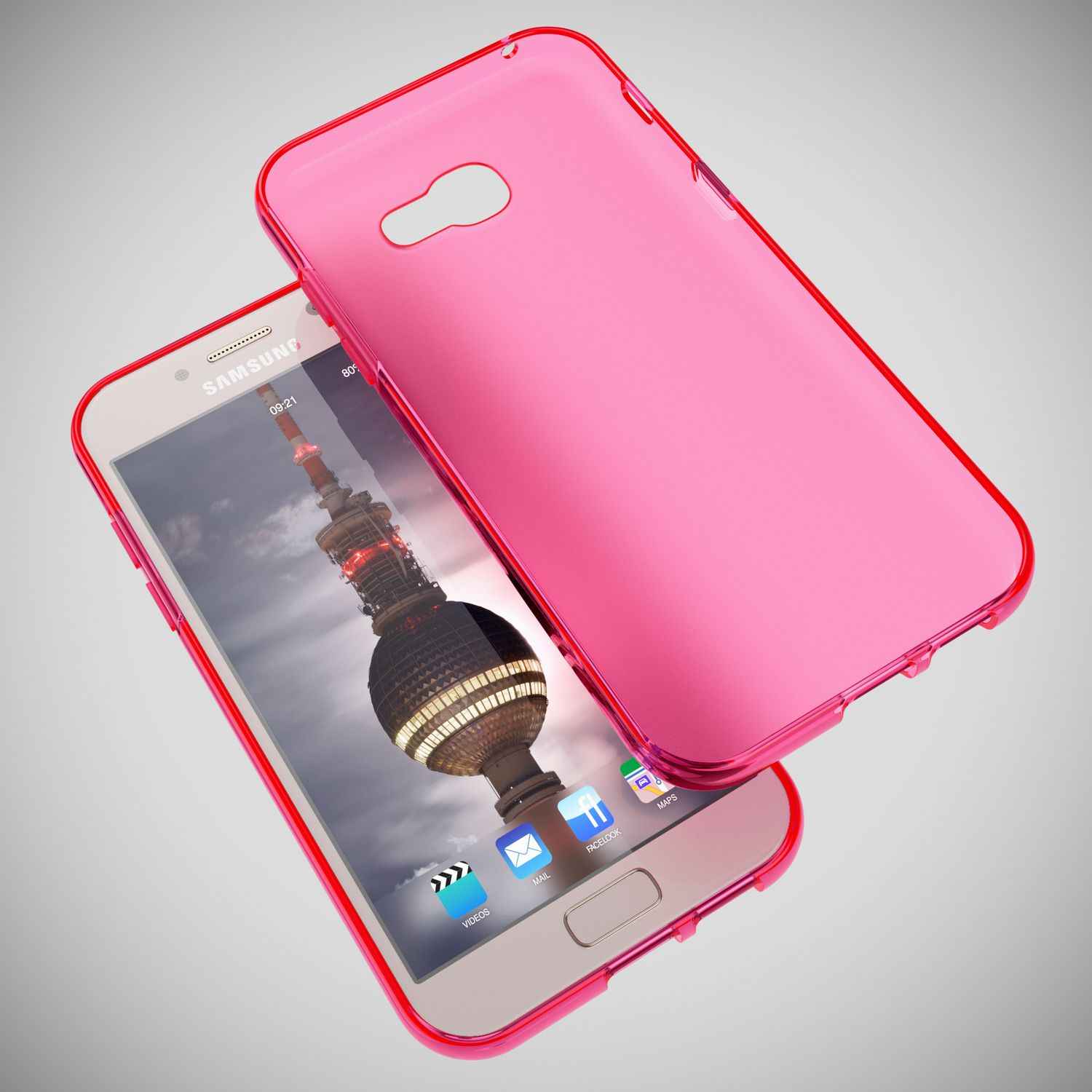 Samsung Galaxy A5 2017 Handy Hülle von NALIA, Silikon Case Dünnes Schutz Cover