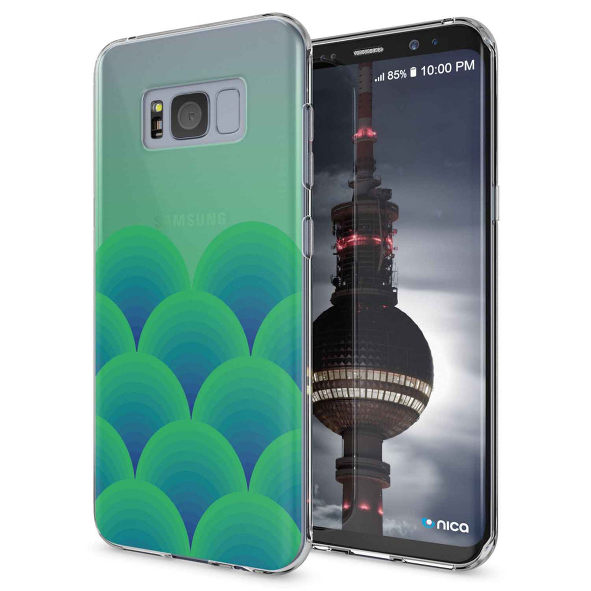 Samsung Galaxy S8 Plus Hülle Handyhülle von NALIA, Silikon Motiv Case Schutzhülle