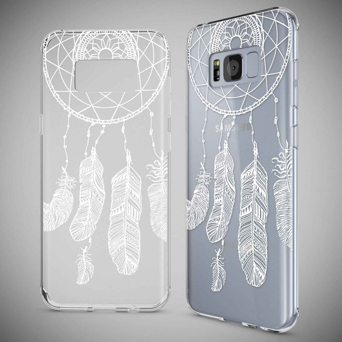 Samsung Galaxy S8 Plus Hülle Handyhülle von NALIA, Silikon Motiv Case Schutzhülle