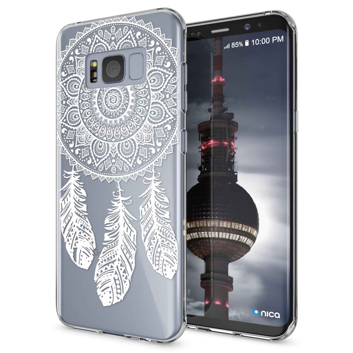 Samsung Galaxy S8 Hülle Handyhülle von NALIA, Slim Silikon Motiv Case Schutzhülle