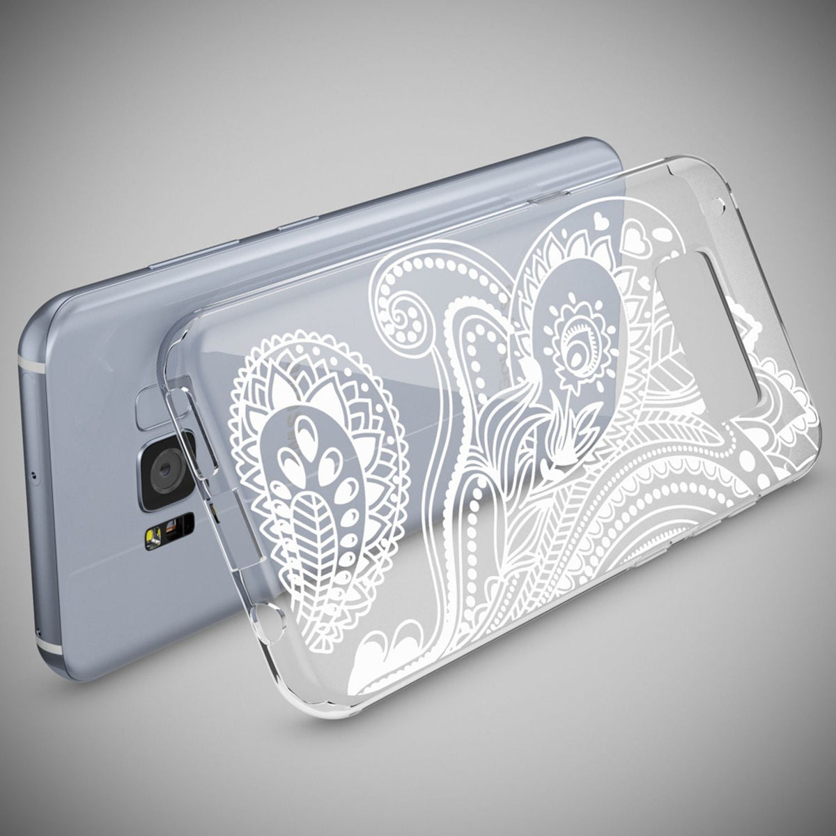 Silikon Handyhülle für Samsung Galaxy S8 Plus durchsichtig mit Motiv