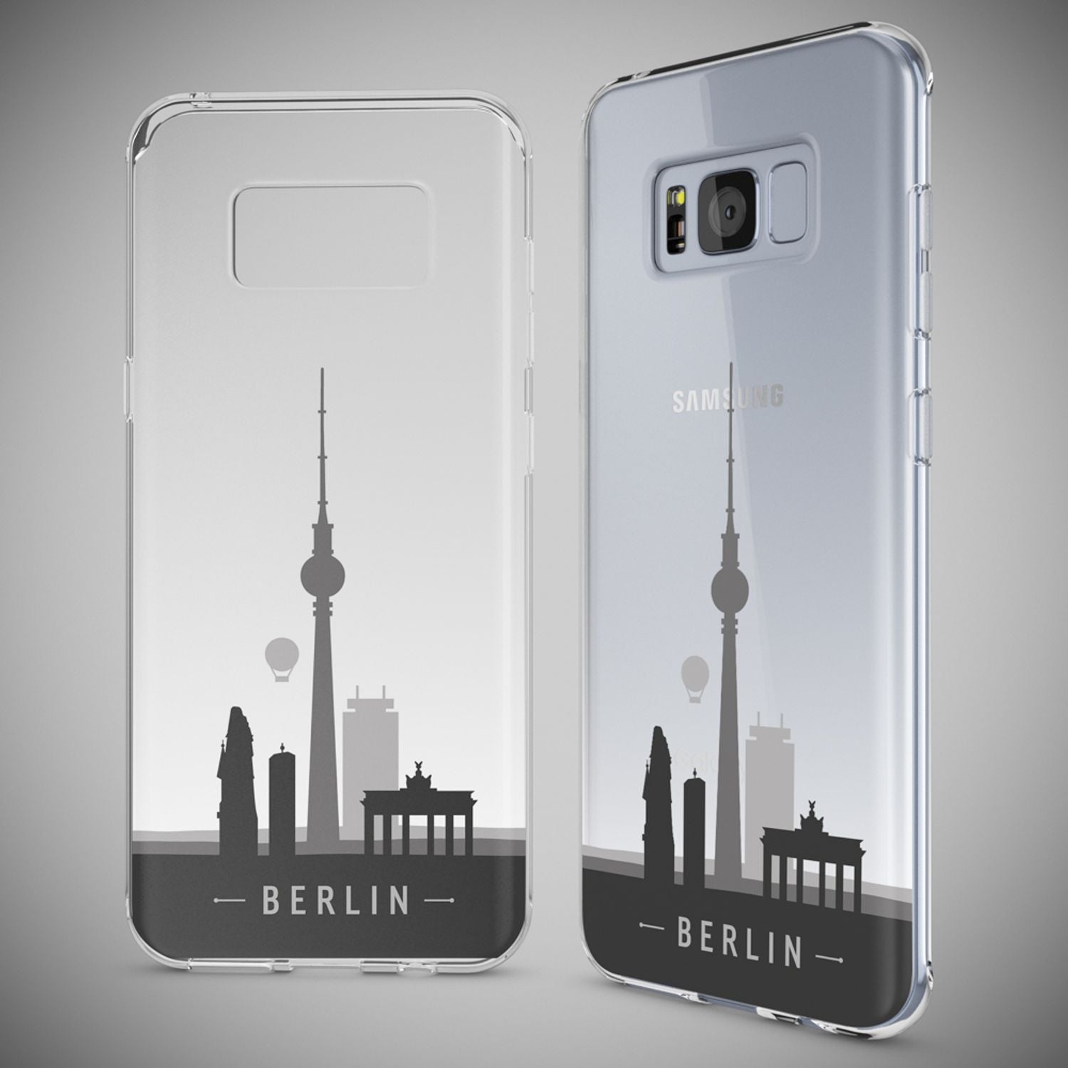 Handyhülle für Samsung Galaxy S8 TPU Silikon Transparent | NALIA Berlin