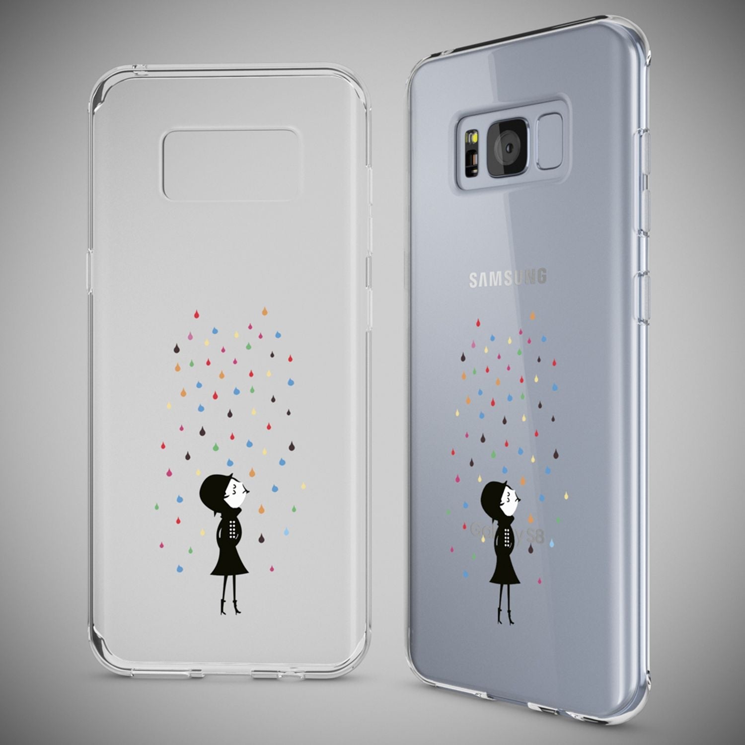 Handyhülle für Samsung Galaxy S8 TPU Silikon Transparent | NALIA Berlin