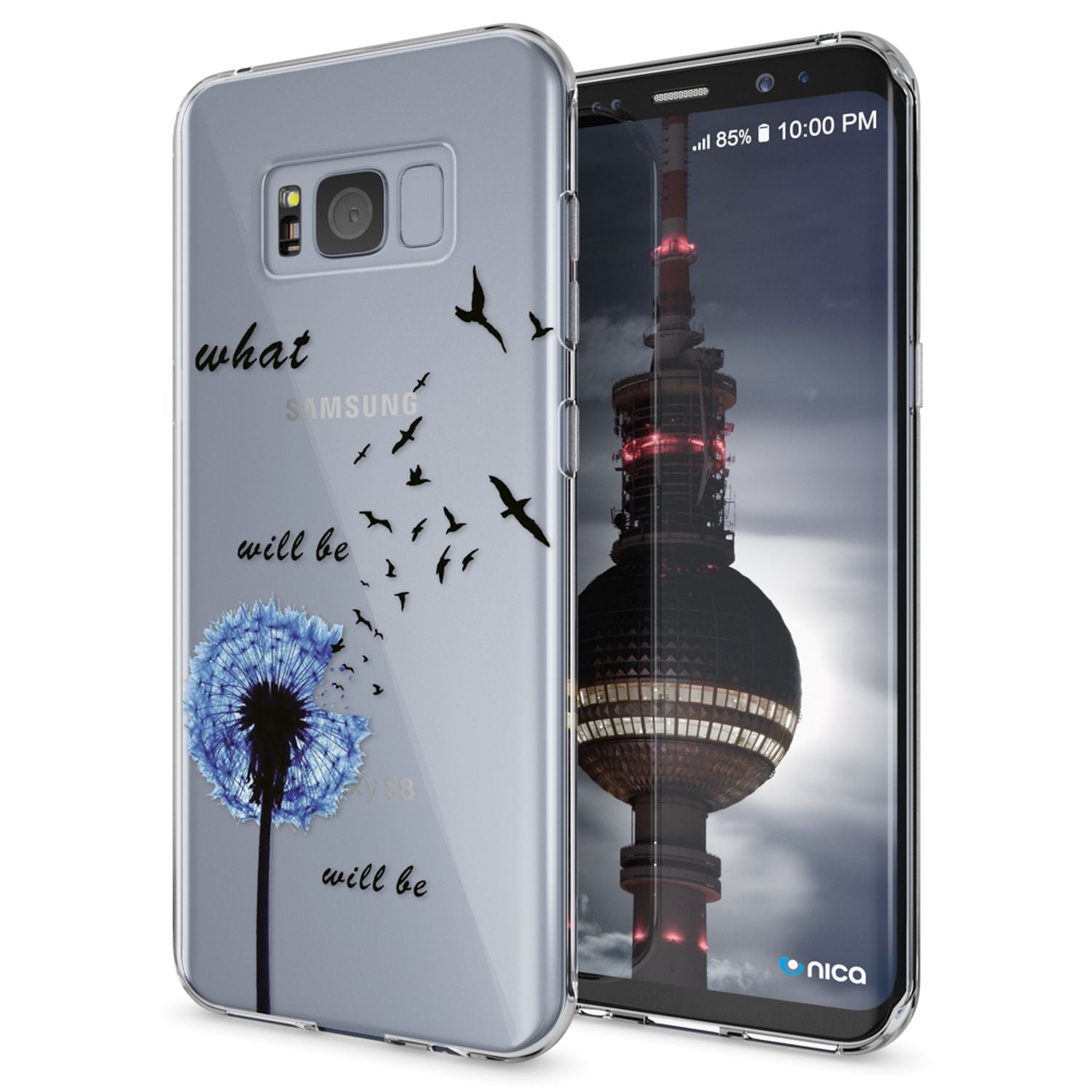 Handyhülle für Samsung Galaxy S8 TPU Silikon Transparent | NALIA Berlin