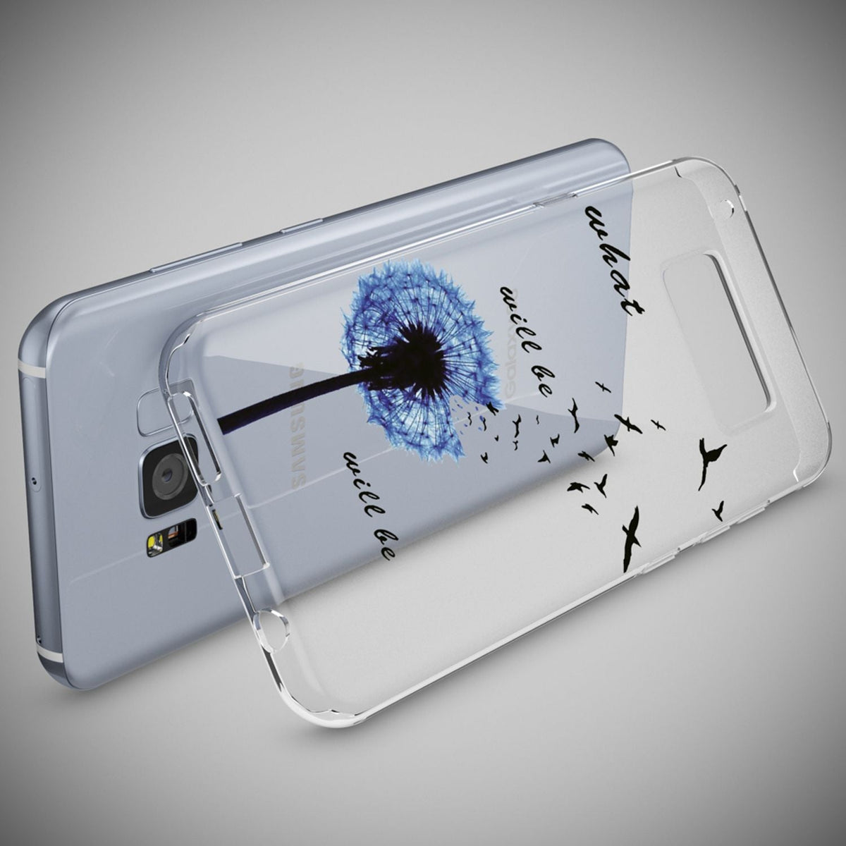 Silikon Handyhülle für Samsung Galaxy S8 Plus durchsichtig mit Motiv