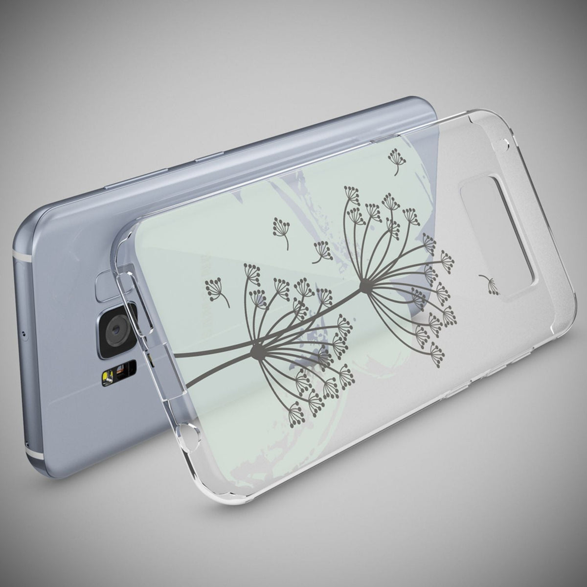 Silikon Handyhülle für Samsung Galaxy S8 Plus durchsichtig mit Motiv