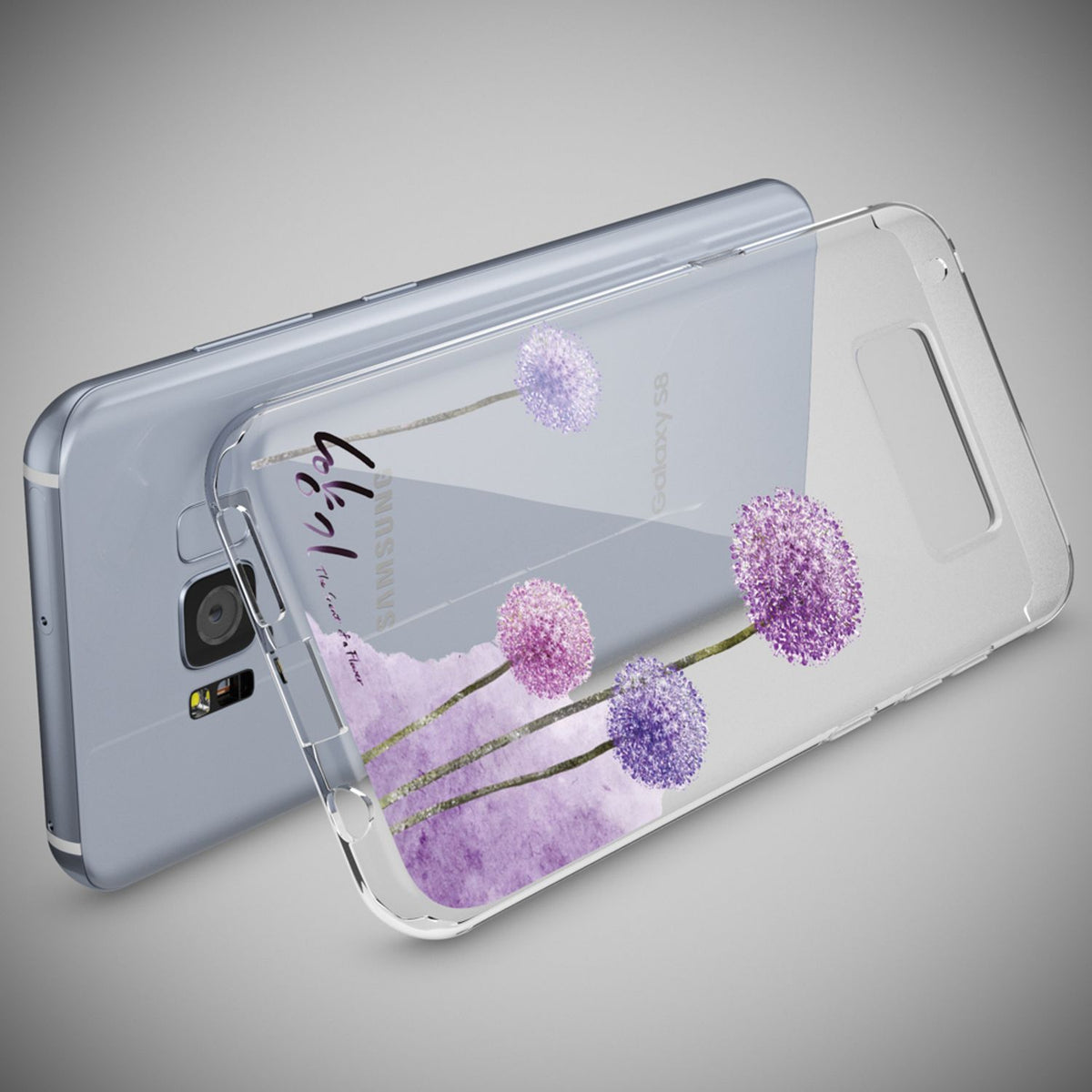 Silikon Handyhülle für Samsung Galaxy S8 Plus durchsichtig mit Motiv