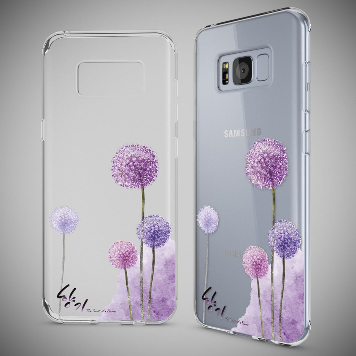 Silikon Handyhülle für Samsung Galaxy S8 Plus durchsichtig mit Motiv