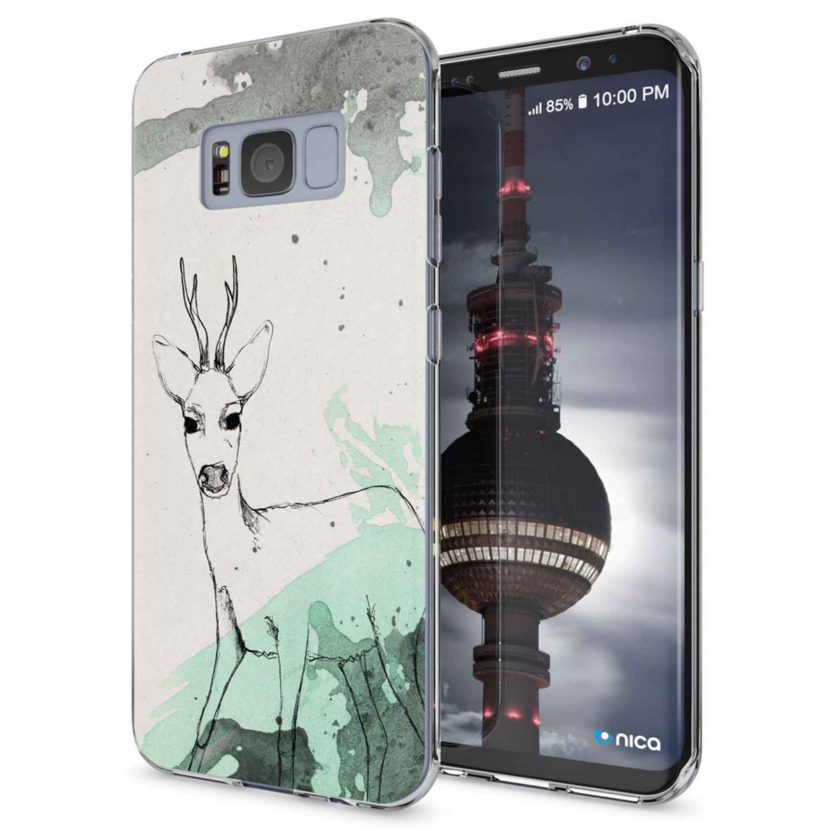 Samsung Galaxy S8 Plus Hülle Handyhülle von NALIA, Silikon Motiv Case Schutzhülle
