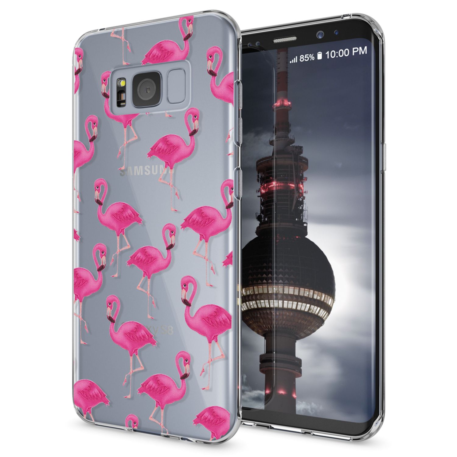 Handyhülle für Samsung Galaxy S8 TPU Silikon Transparent | NALIA Berlin