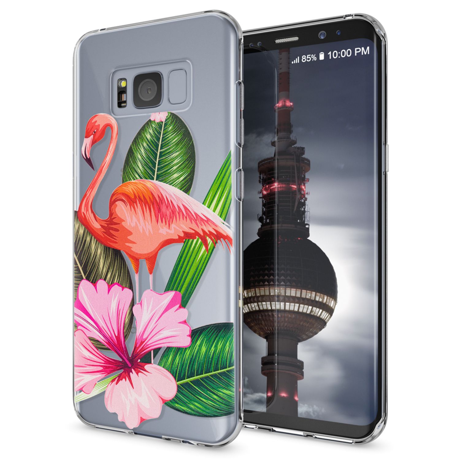 Handyhülle für Samsung Galaxy S8 TPU Silikon Transparent | NALIA Berlin