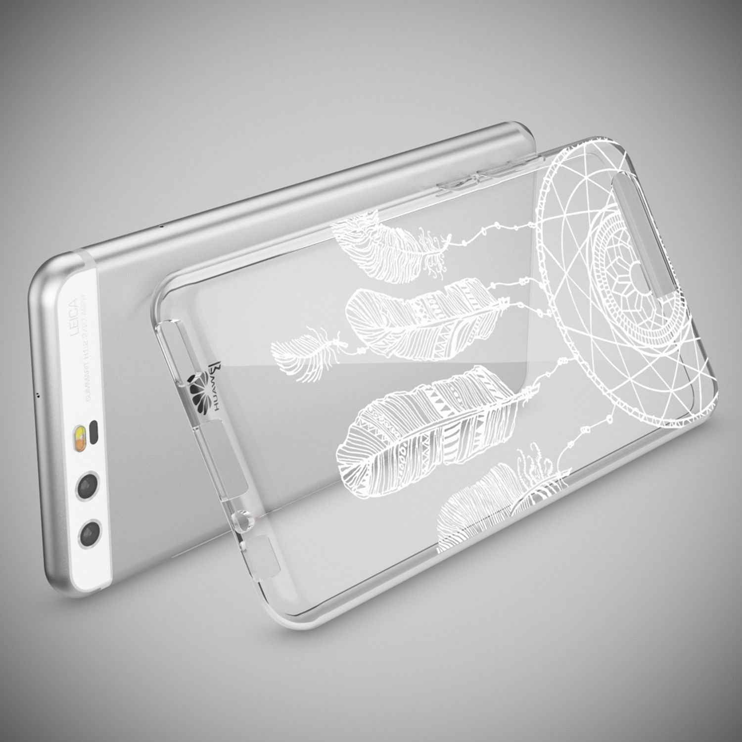 Huawei P10 Hülle Handyhülle von NALIA, Slim Silikon Motiv Case Cover Schutzhülle