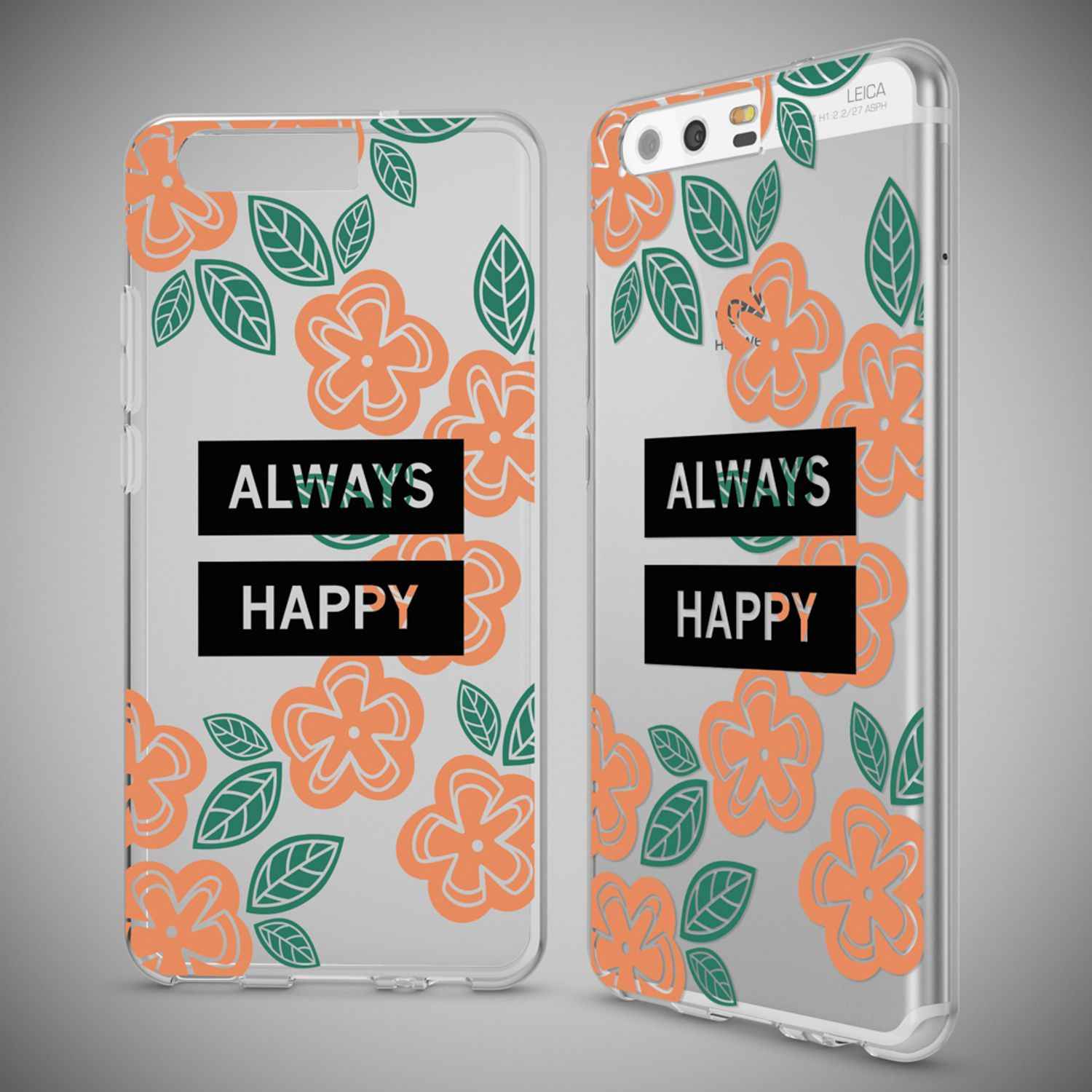 Huawei P10 Hülle Handyhülle von NALIA, Slim Silikon Motiv Case Cover Schutzhülle
