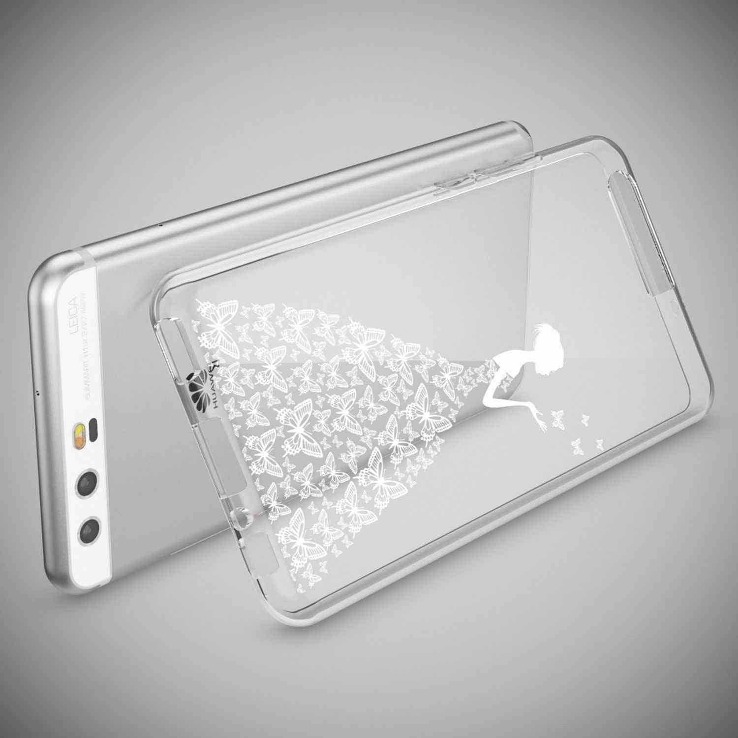Huawei P10 Hülle Handyhülle von NALIA, Slim Silikon Motiv Case Cover Schutzhülle