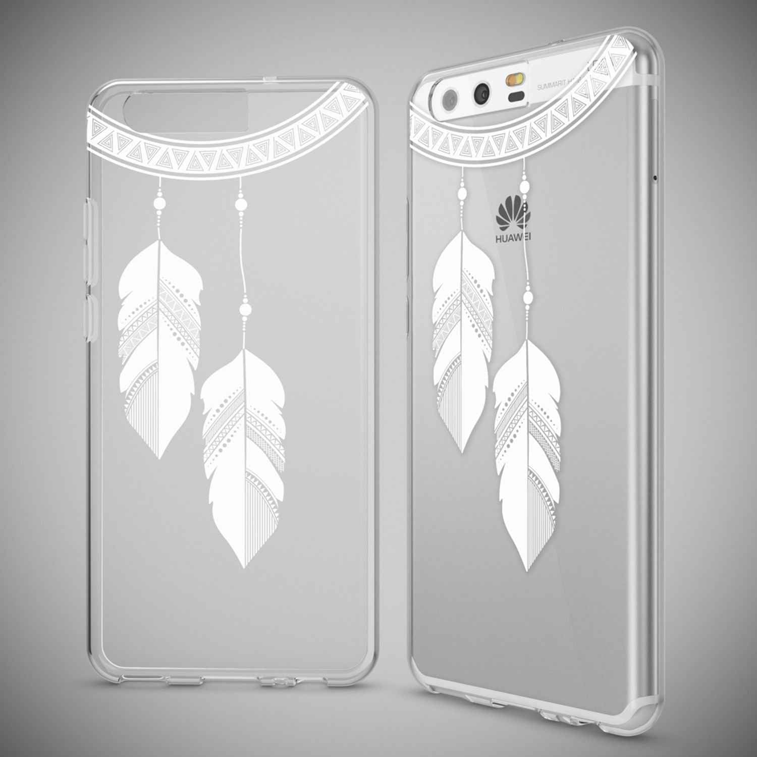 Huawei P10 Hülle Handyhülle von NALIA, Slim Silikon Motiv Case Cover Schutzhülle