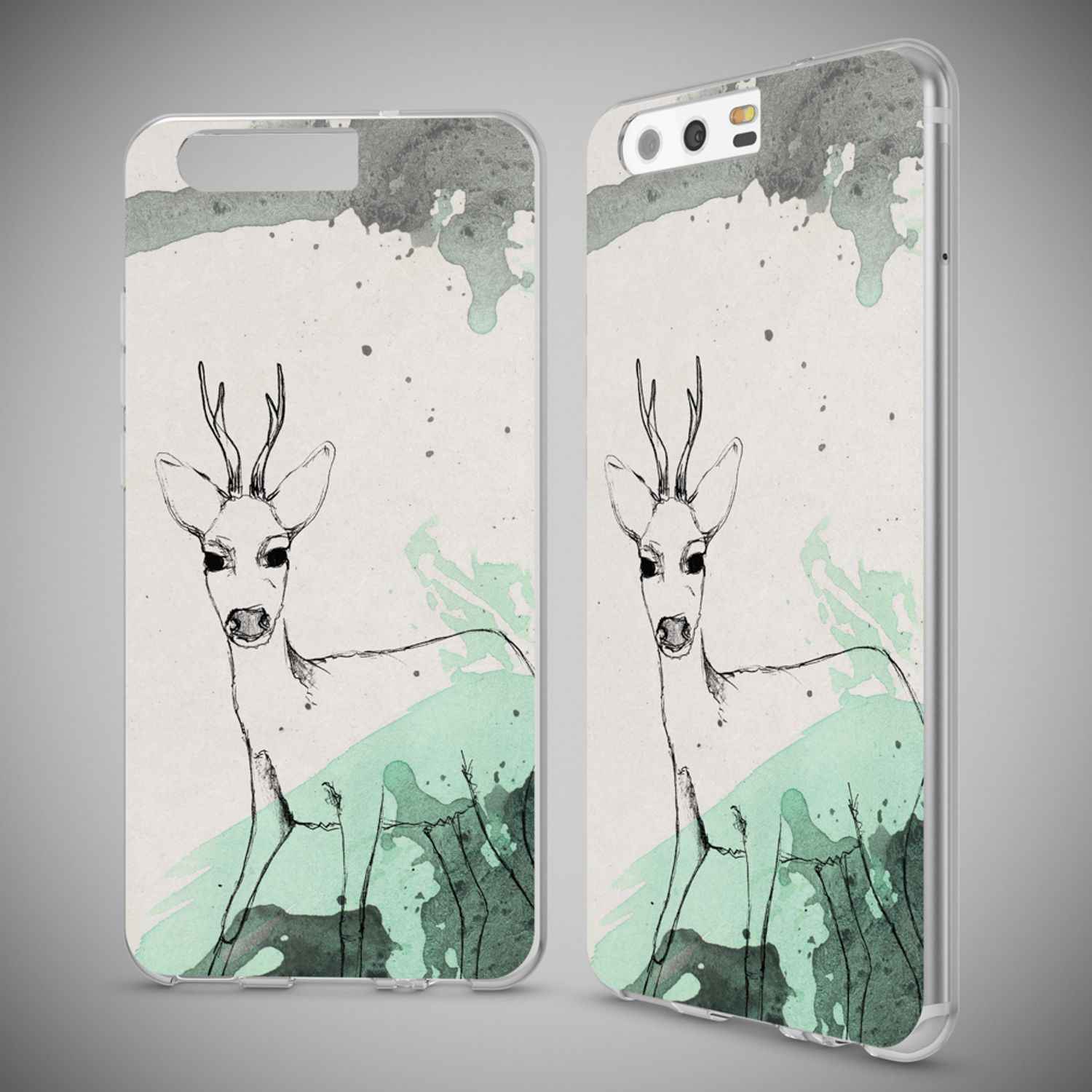 Huawei P10 Hülle Handyhülle von NALIA, Slim Silikon Motiv Case Cover Schutzhülle
