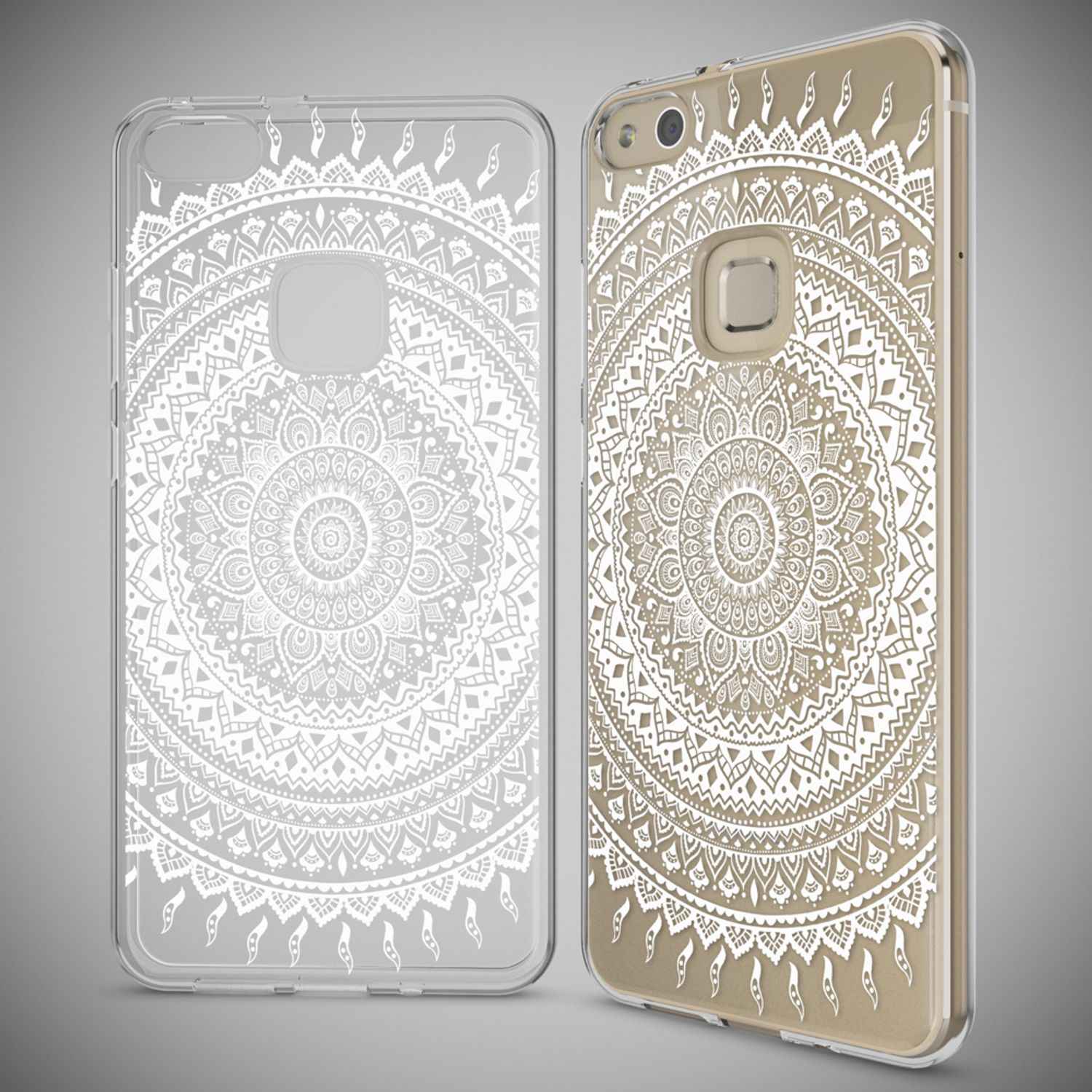 Huawei P10 Lite Hülle Handyhülle von NALIA, Slim Silikon Motiv Cover Schutzhülle