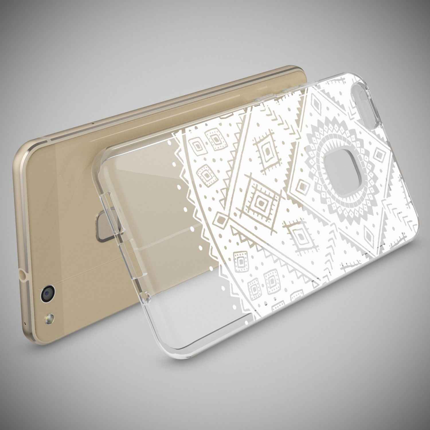 Huawei P10 Lite Hülle Handyhülle von NALIA, Slim Silikon Motiv Cover Schutzhülle