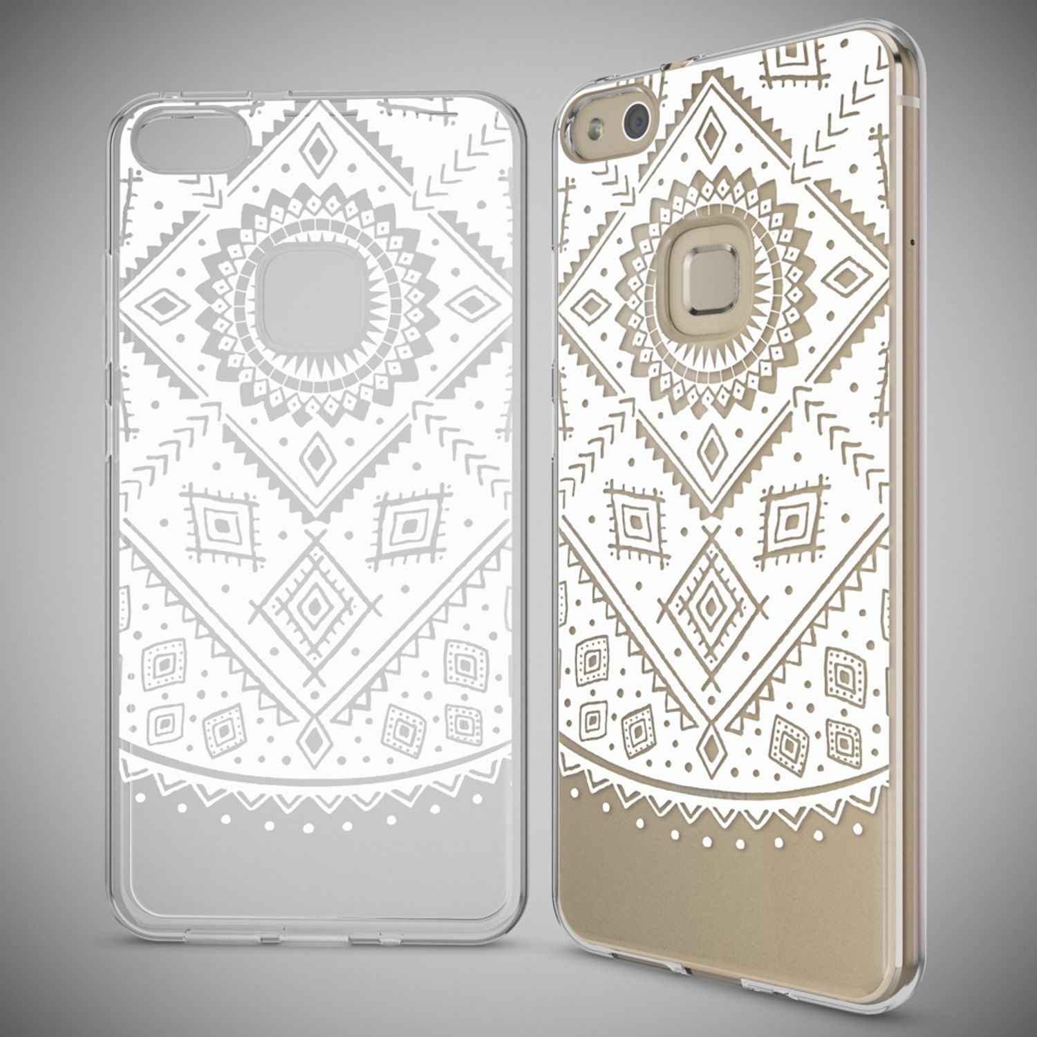 Huawei P10 Lite Hülle Handyhülle von NALIA, Slim Silikon Motiv Cover Schutzhülle