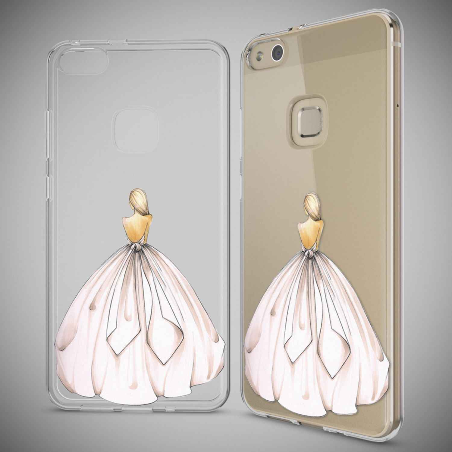 Huawei P10 Lite Hülle Handyhülle von NALIA, Slim Silikon Motiv Cover Schutzhülle