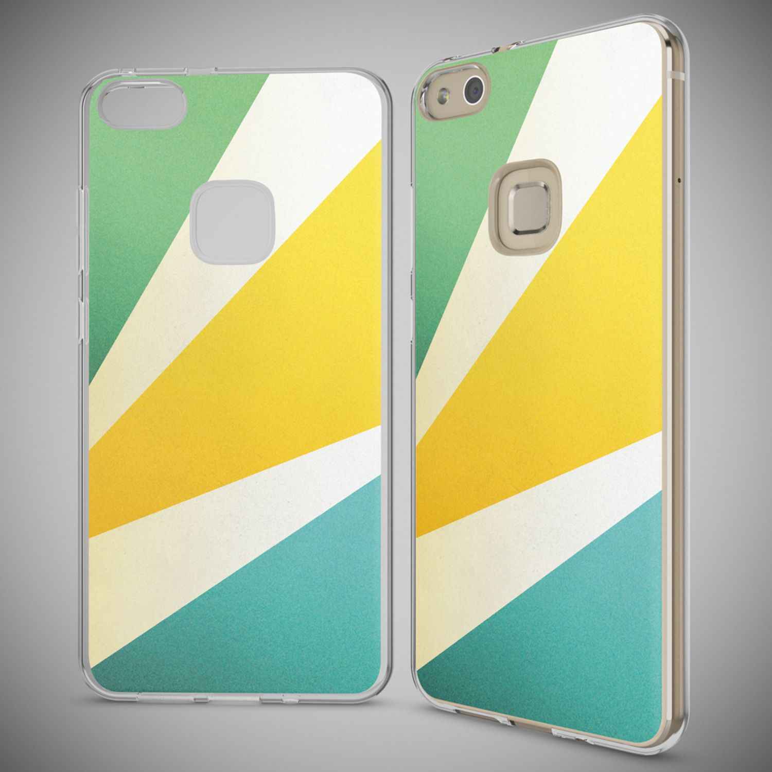 Huawei P10 Lite Hülle Handyhülle von NALIA, Slim Silikon Motiv Cover Schutzhülle