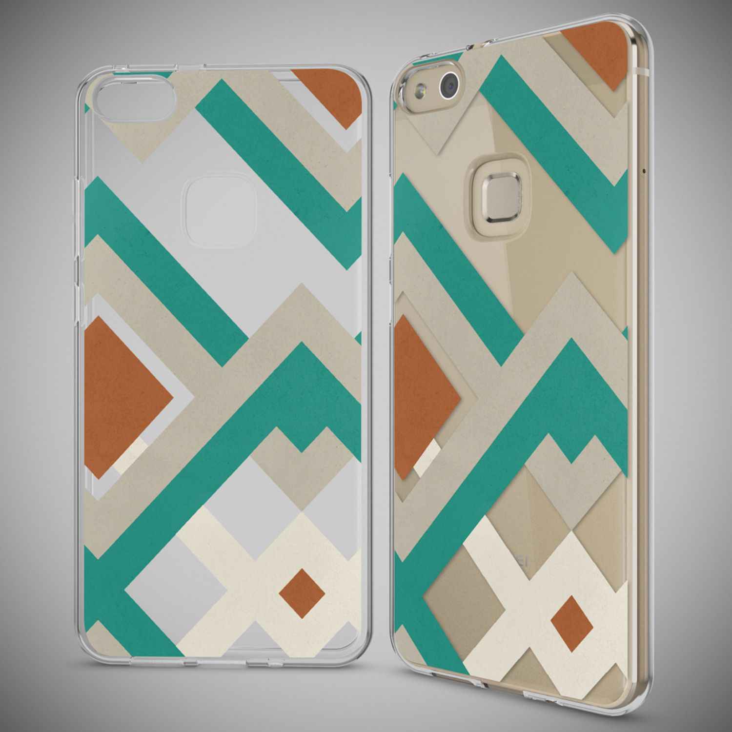 Huawei P10 Lite Hülle Handyhülle von NALIA, Slim Silikon Motiv Cover Schutzhülle