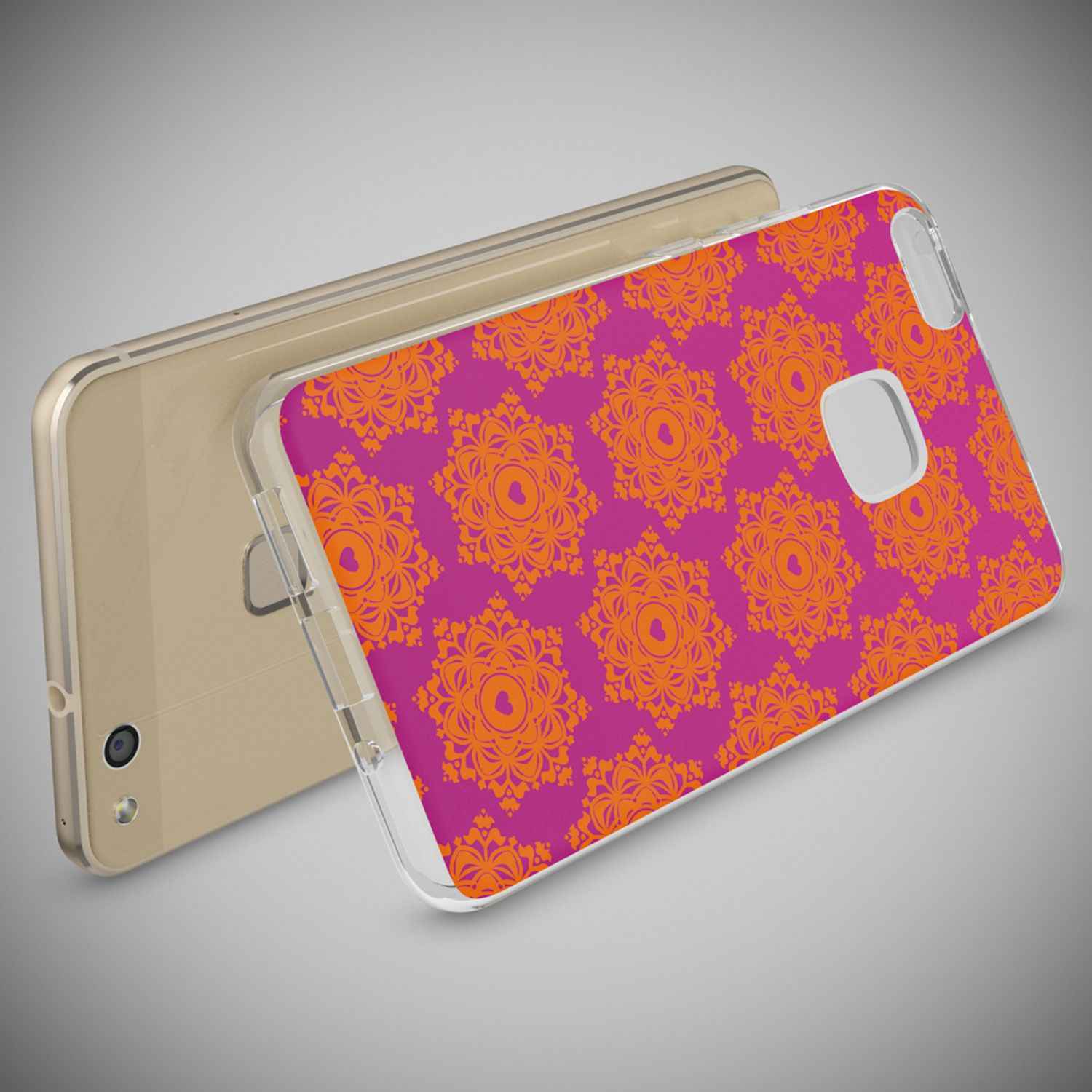 Huawei P10 Lite Hülle Handyhülle von NALIA, Slim Silikon Motiv Cover Schutzhülle