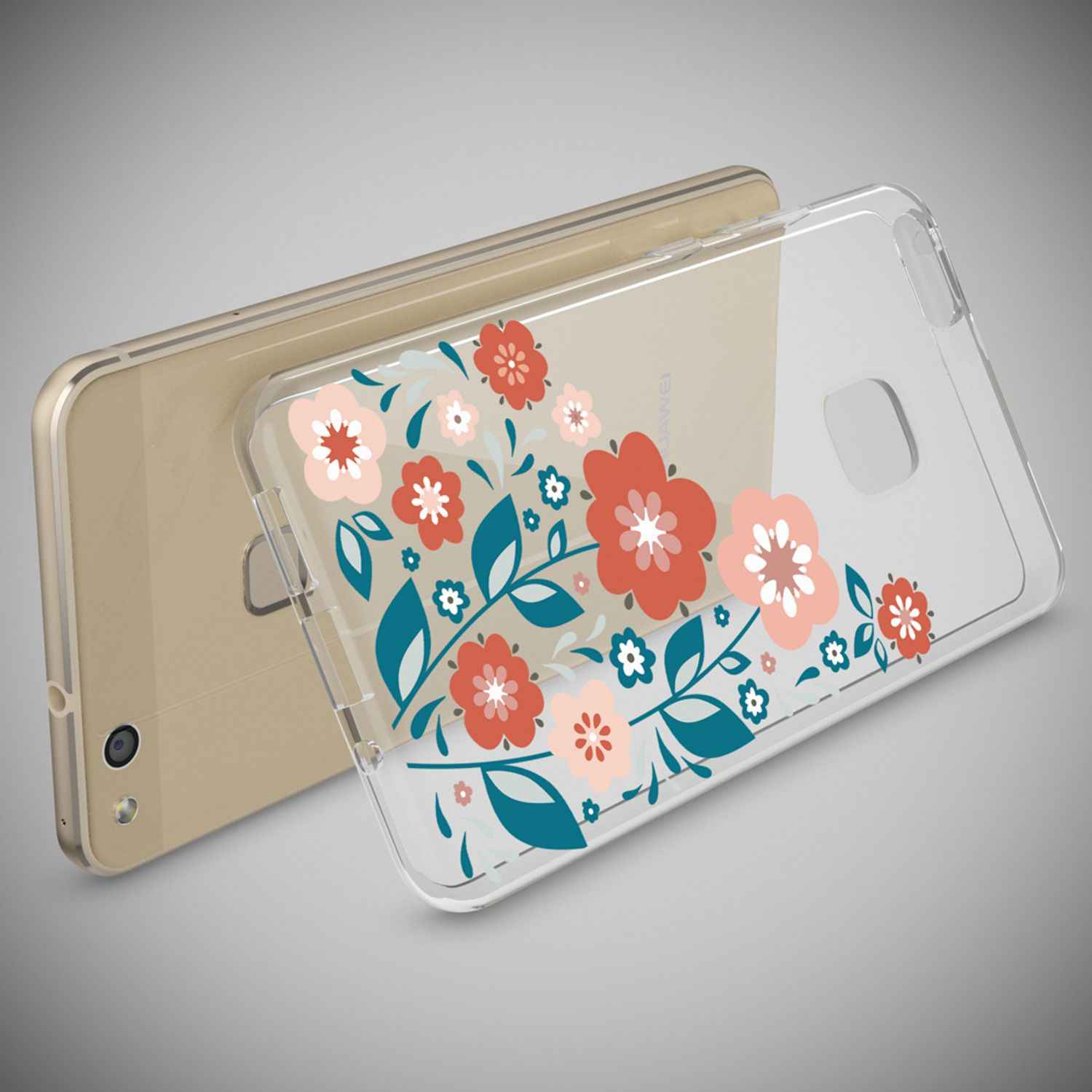 Huawei P10 Lite Hülle Handyhülle von NALIA, Slim Silikon Motiv Cover Schutzhülle