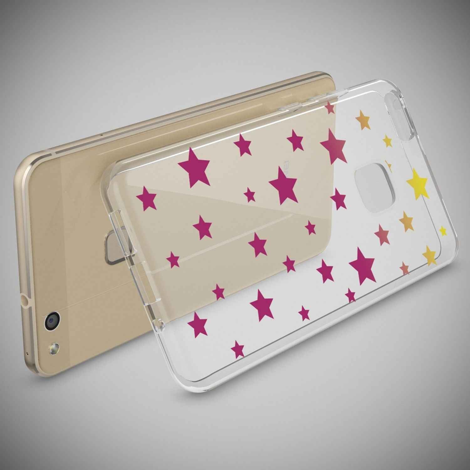 Huawei P10 Lite Hülle Handyhülle von NALIA, Slim Silikon Motiv Cover Schutzhülle