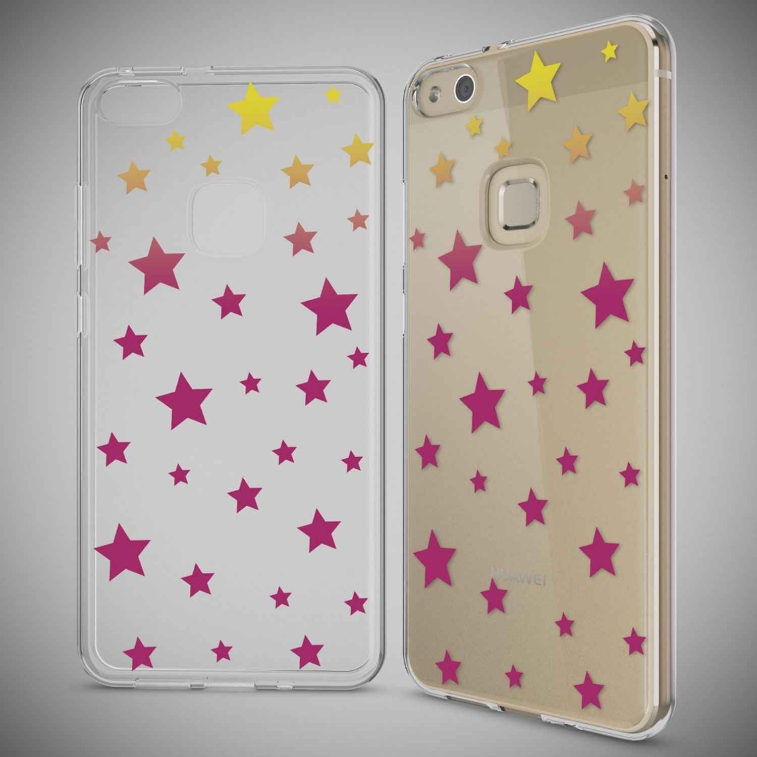 Huawei P10 Lite Hülle Handyhülle von NALIA, Slim Silikon Motiv Cover Schutzhülle