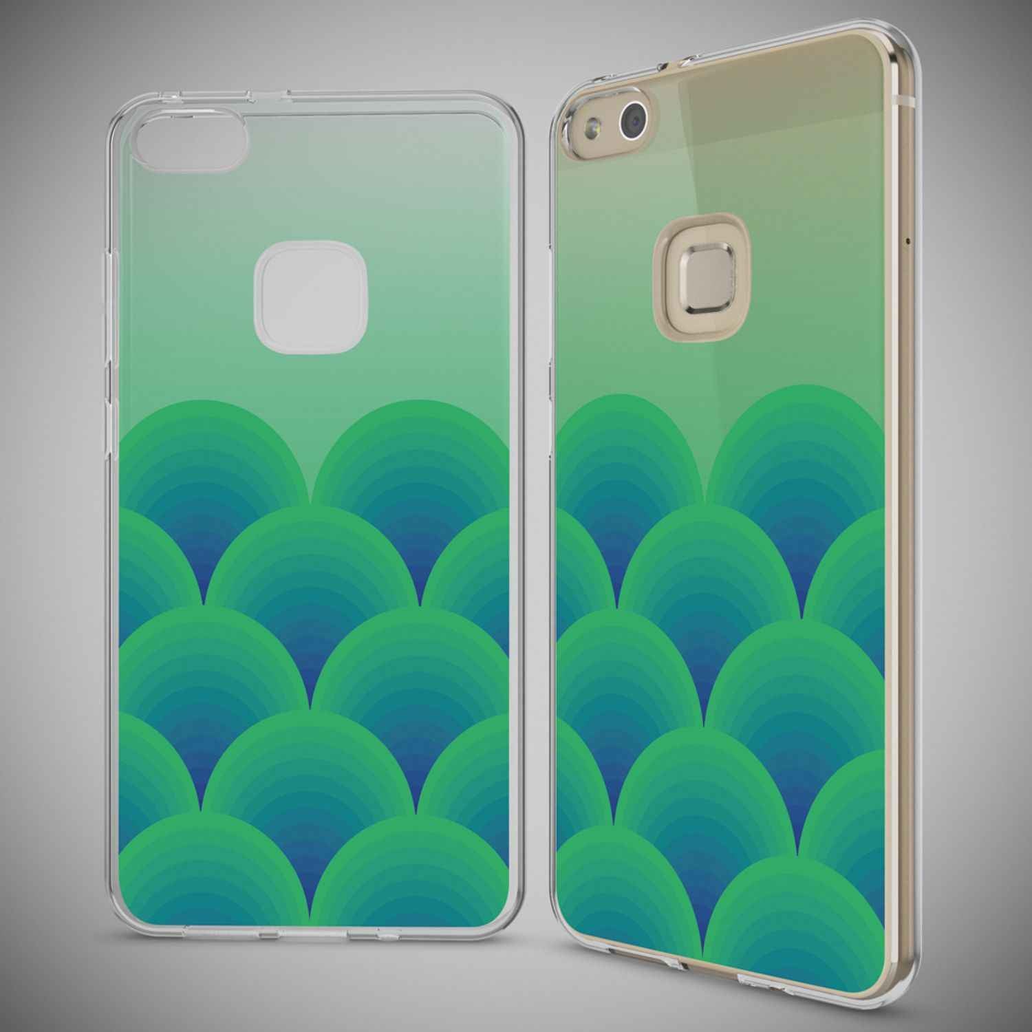 Huawei P10 Lite Hülle Handyhülle von NALIA, Slim Silikon Motiv Cover Schutzhülle