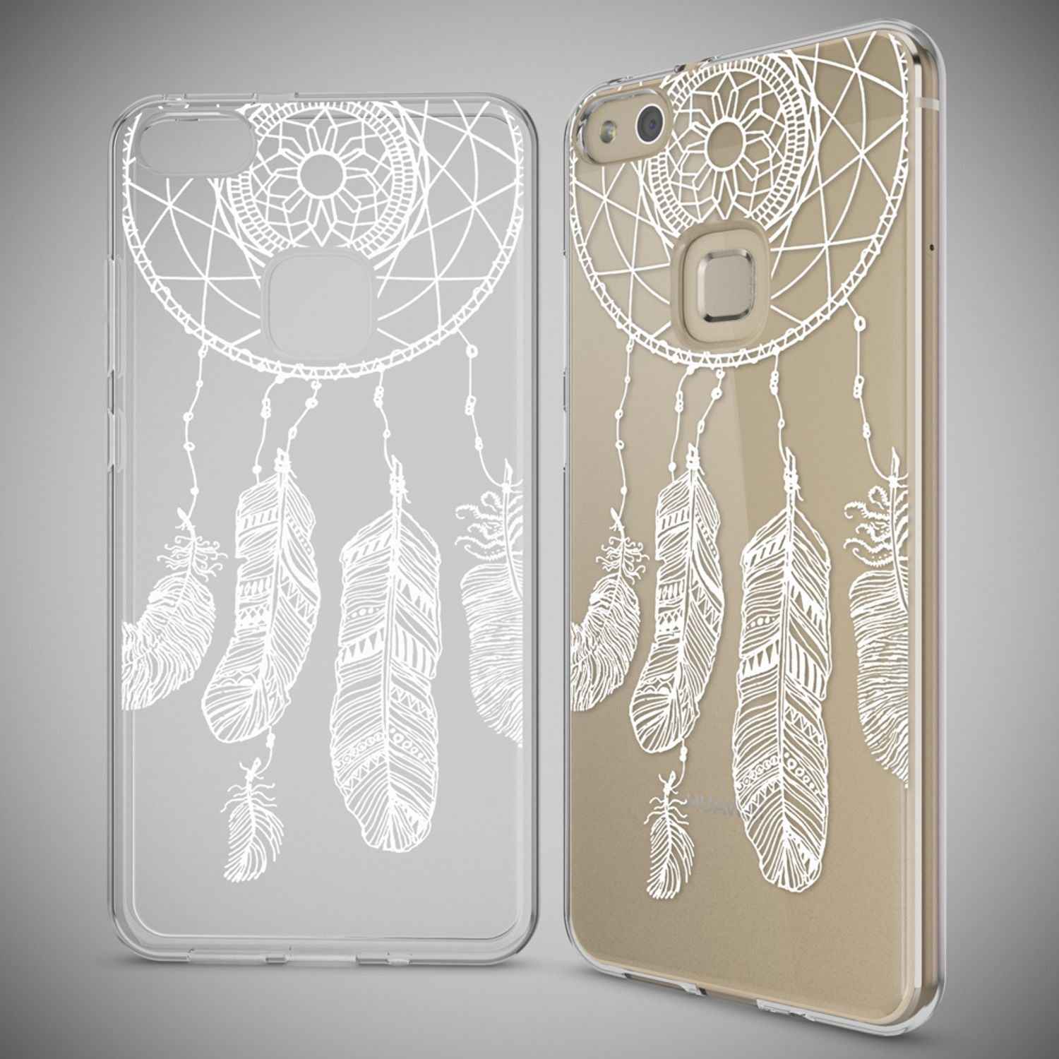 Huawei P10 Lite Hülle Handyhülle von NALIA, Slim Silikon Motiv Cover Schutzhülle