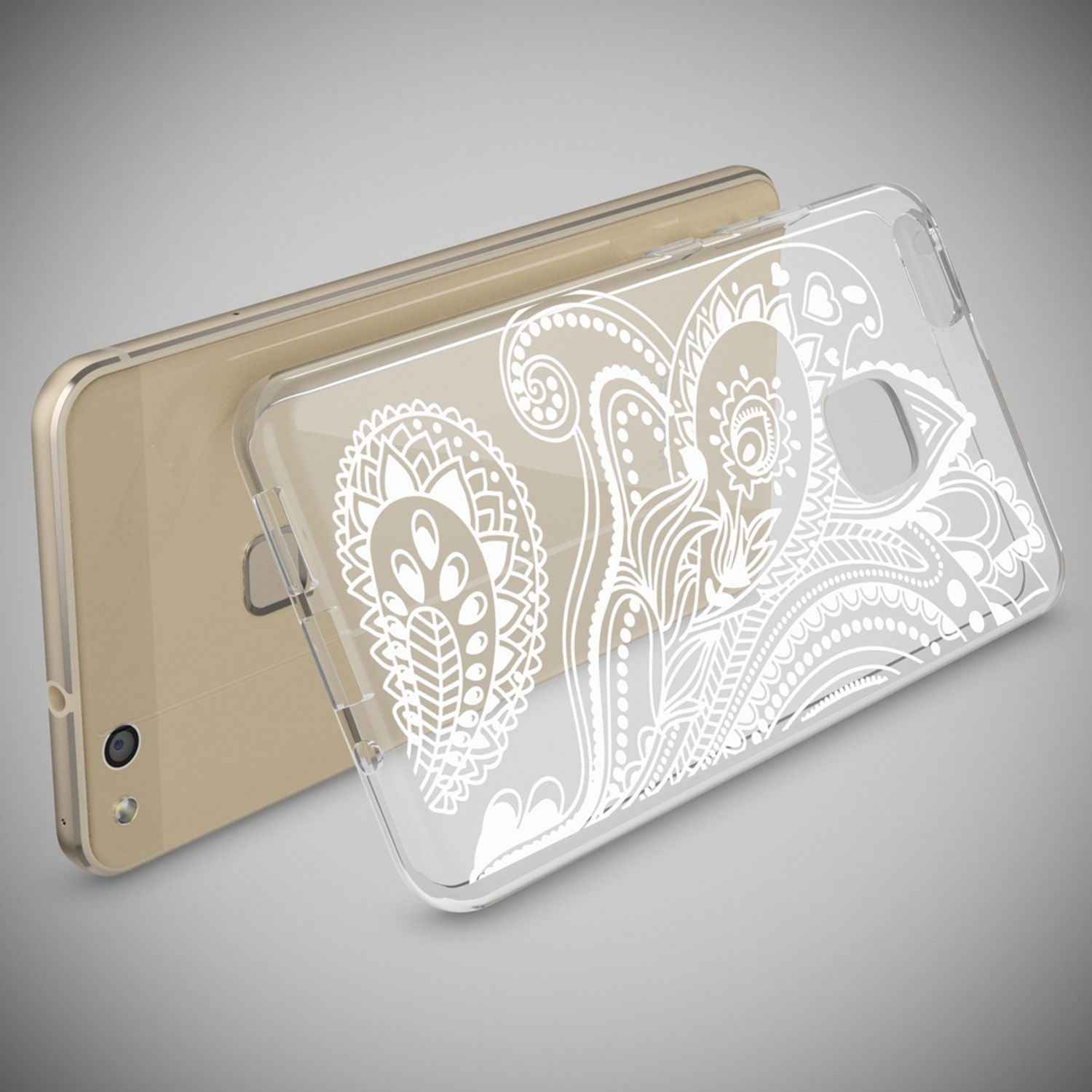 Huawei P10 Lite Hülle Handyhülle von NALIA, Slim Silikon Motiv Cover Schutzhülle