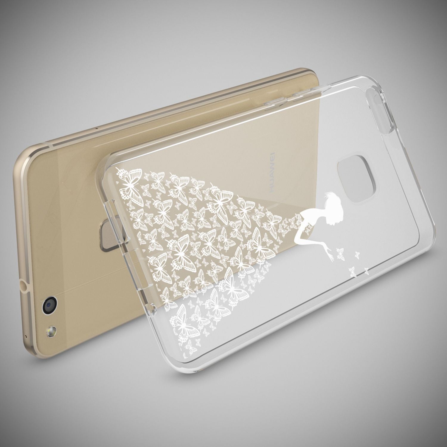 Handyhülle TPU Silikon für Huawei P10 Lite mehrfarbig Motiv | NALIA Berlin