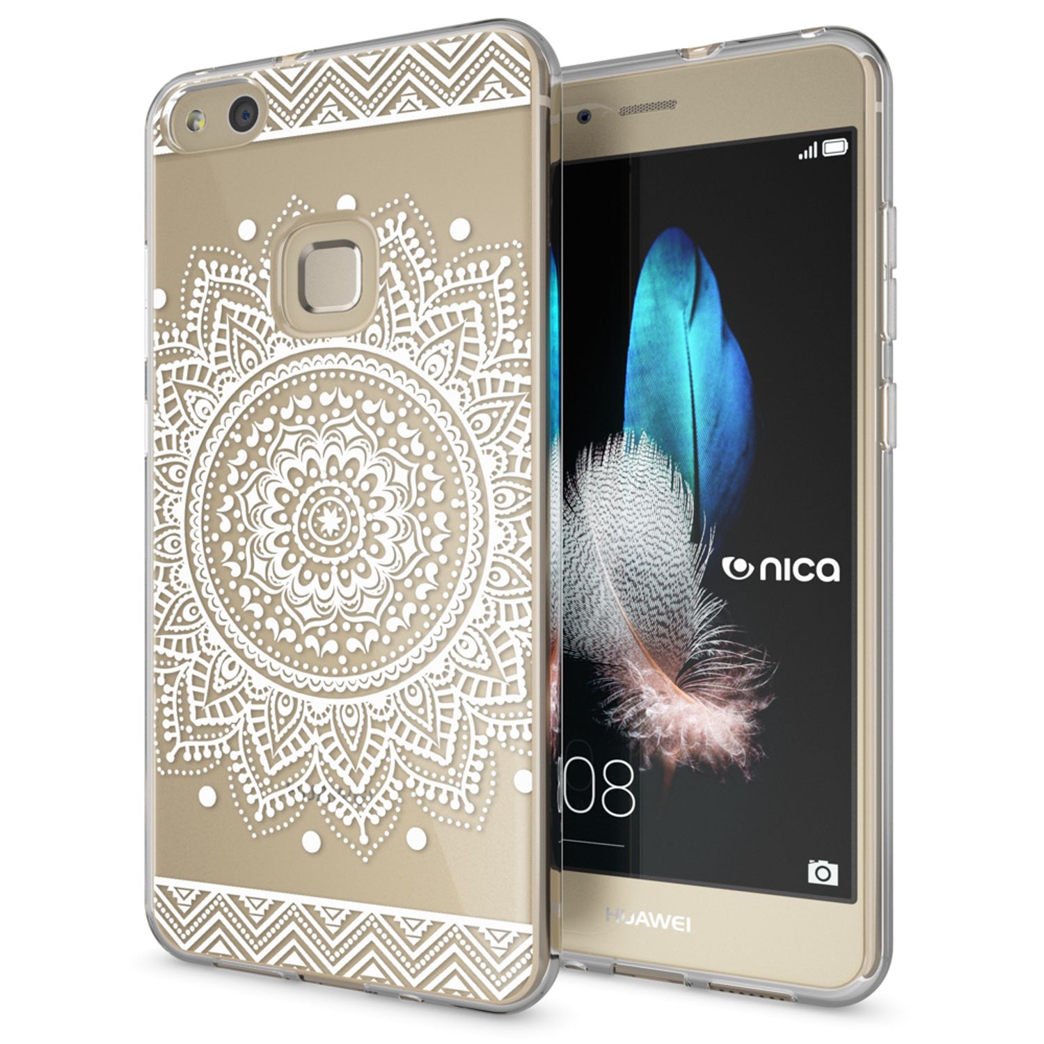 Handyhülle TPU Silikon für Huawei P10 Lite mehrfarbig Motiv | NALIA Berlin