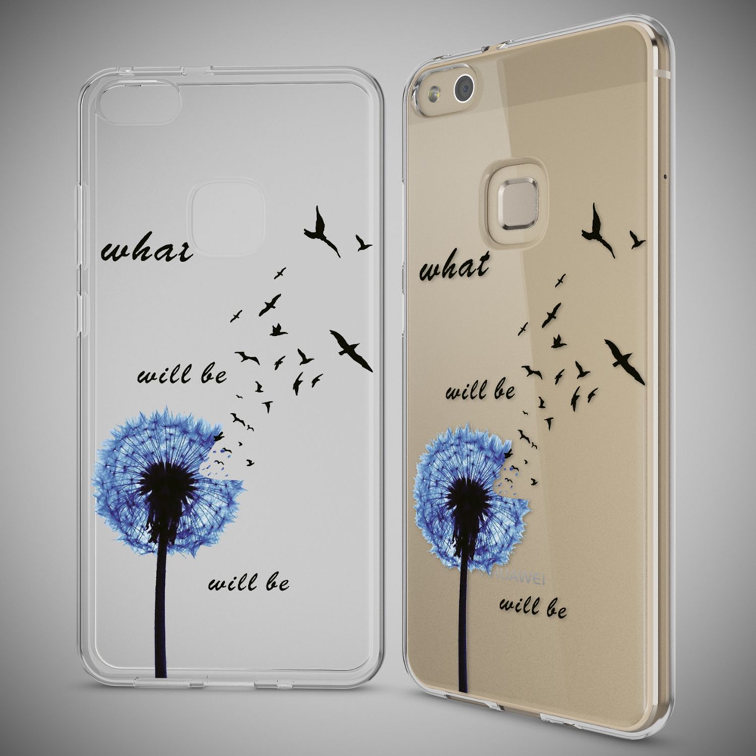 Handyhülle TPU Silikon für Huawei P10 Lite mehrfarbig Motiv | NALIA Berlin