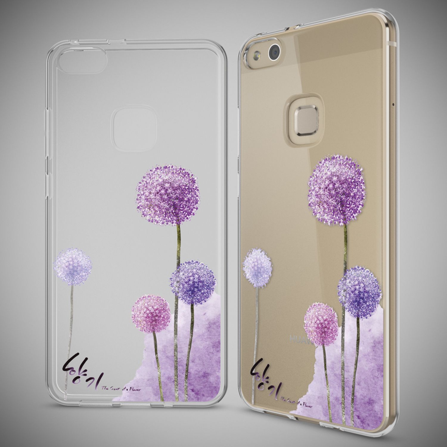 Handyhülle TPU Silikon für Huawei P10 Lite mehrfarbig Motiv | NALIA Berlin