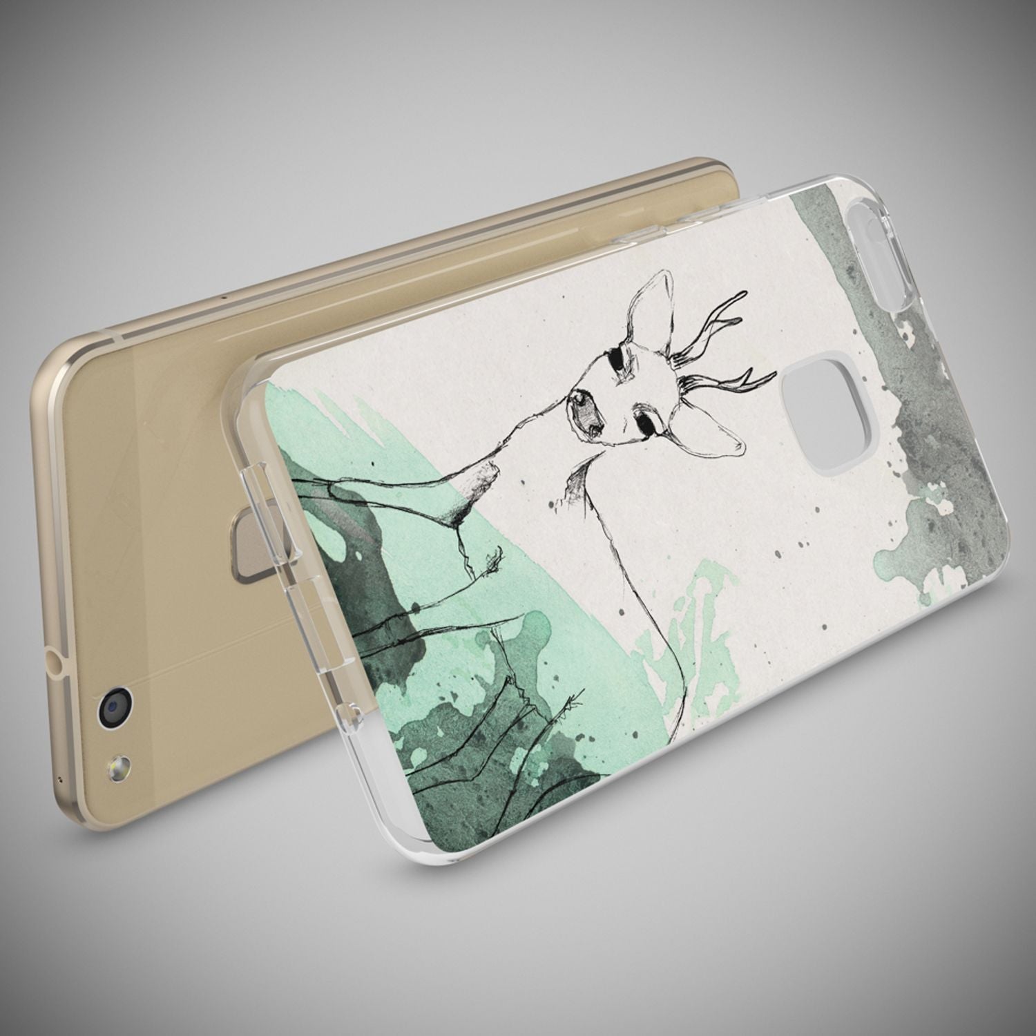 Handyhülle TPU Silikon für Huawei P10 Lite mehrfarbig Motiv | NALIA Berlin