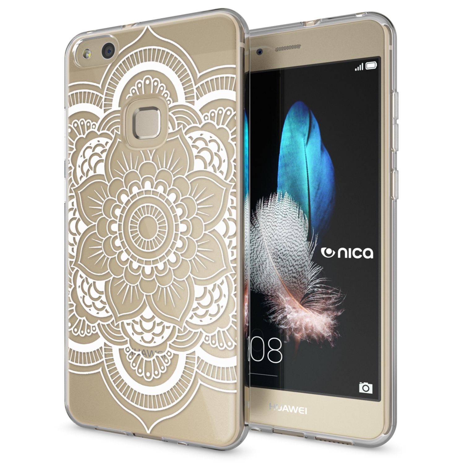 Handyhülle TPU Silikon für Huawei P10 Lite mehrfarbig Motiv | NALIA Berlin